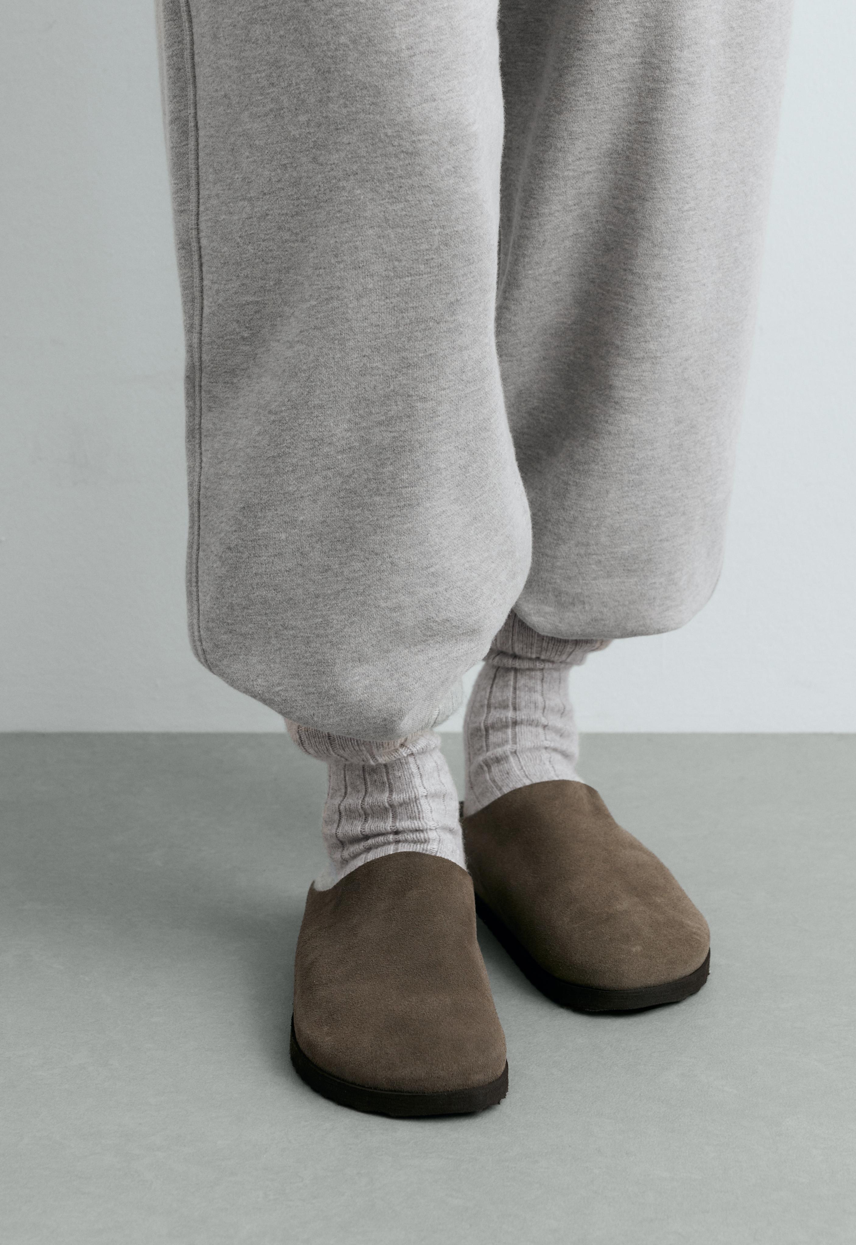 75% cashmere socks — DARK-GREY MELANGE