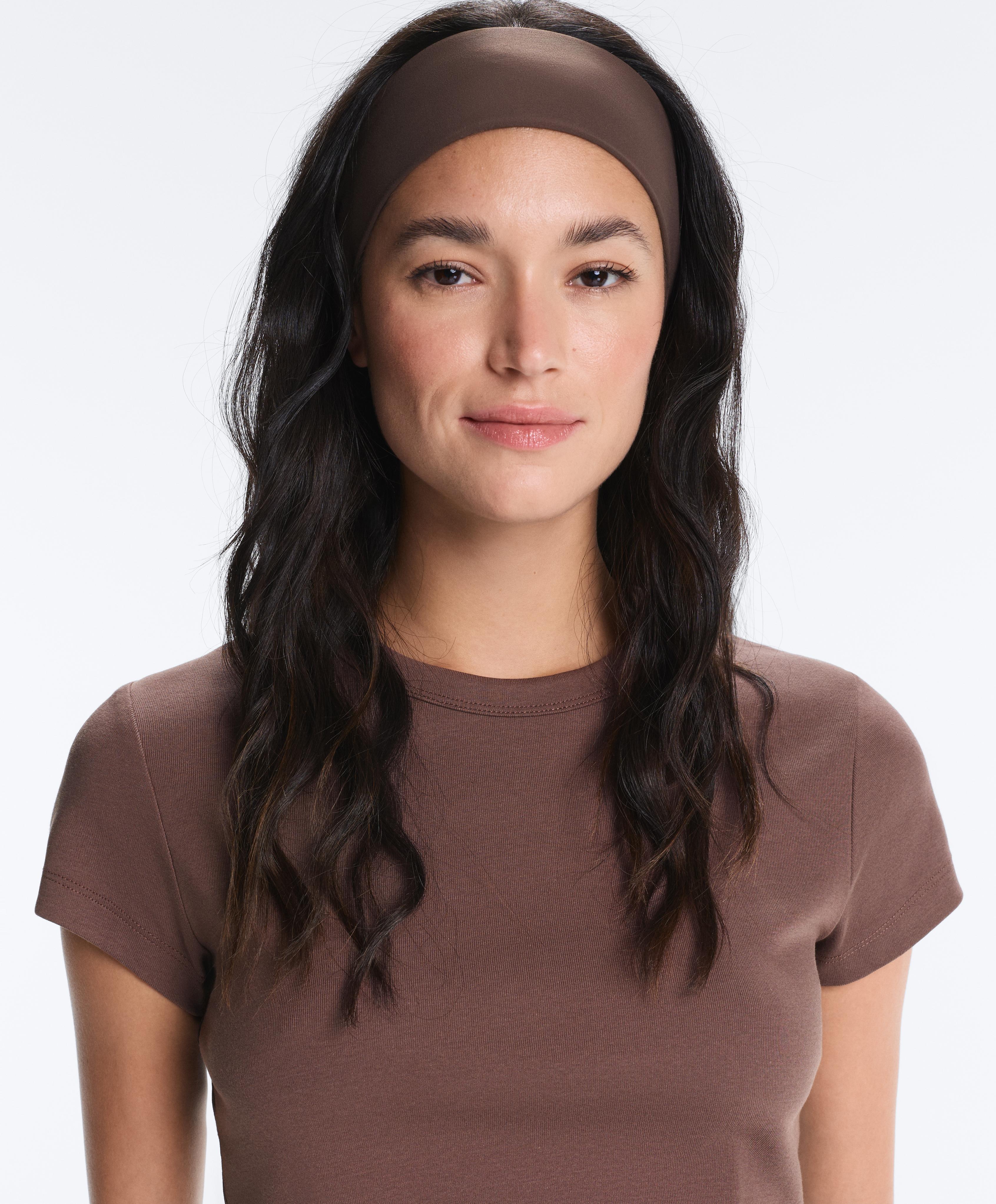 Fitted rib pamuk karışımı T-shirt