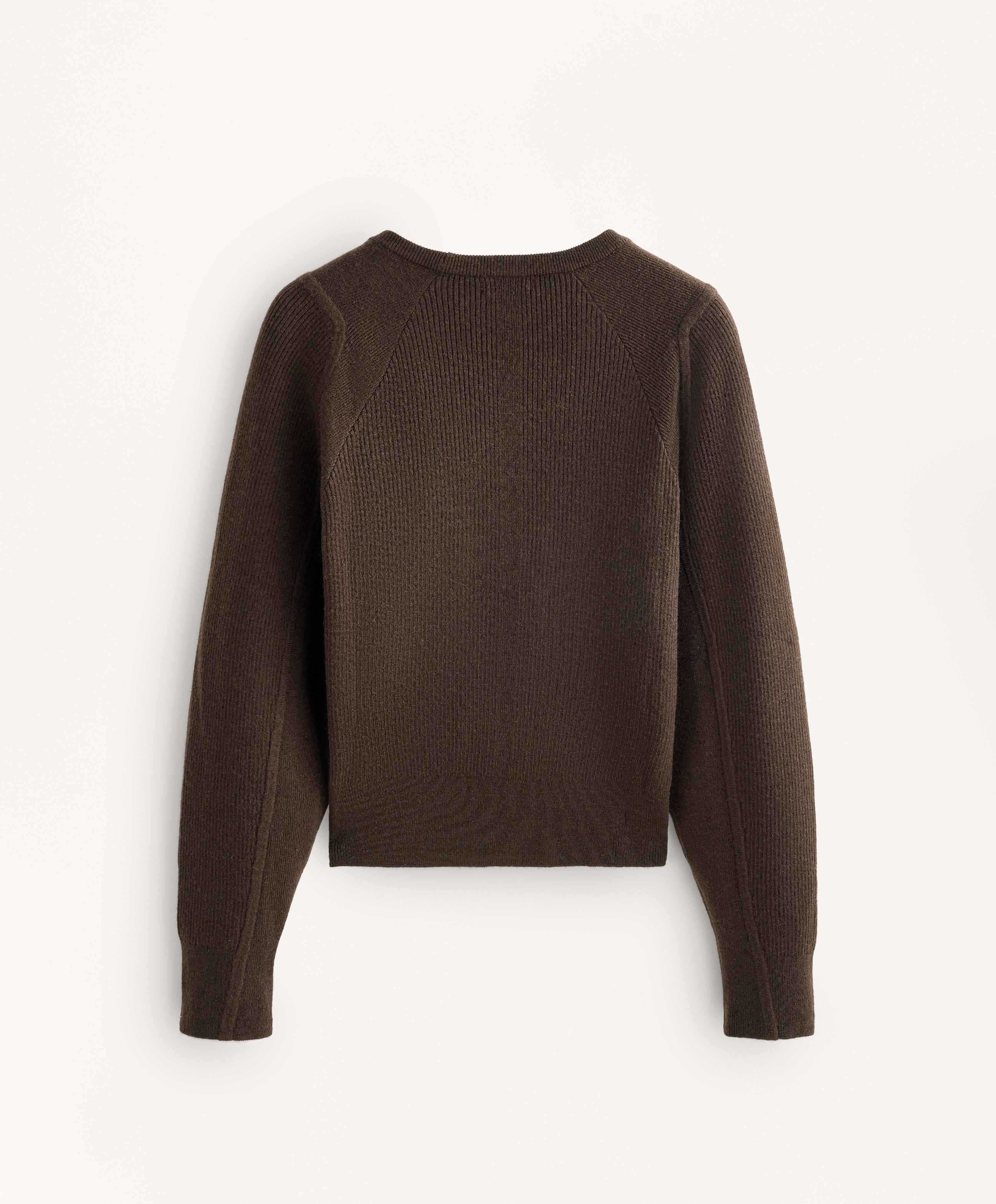 Fitted waist rib knit jumper | OYSHO United States