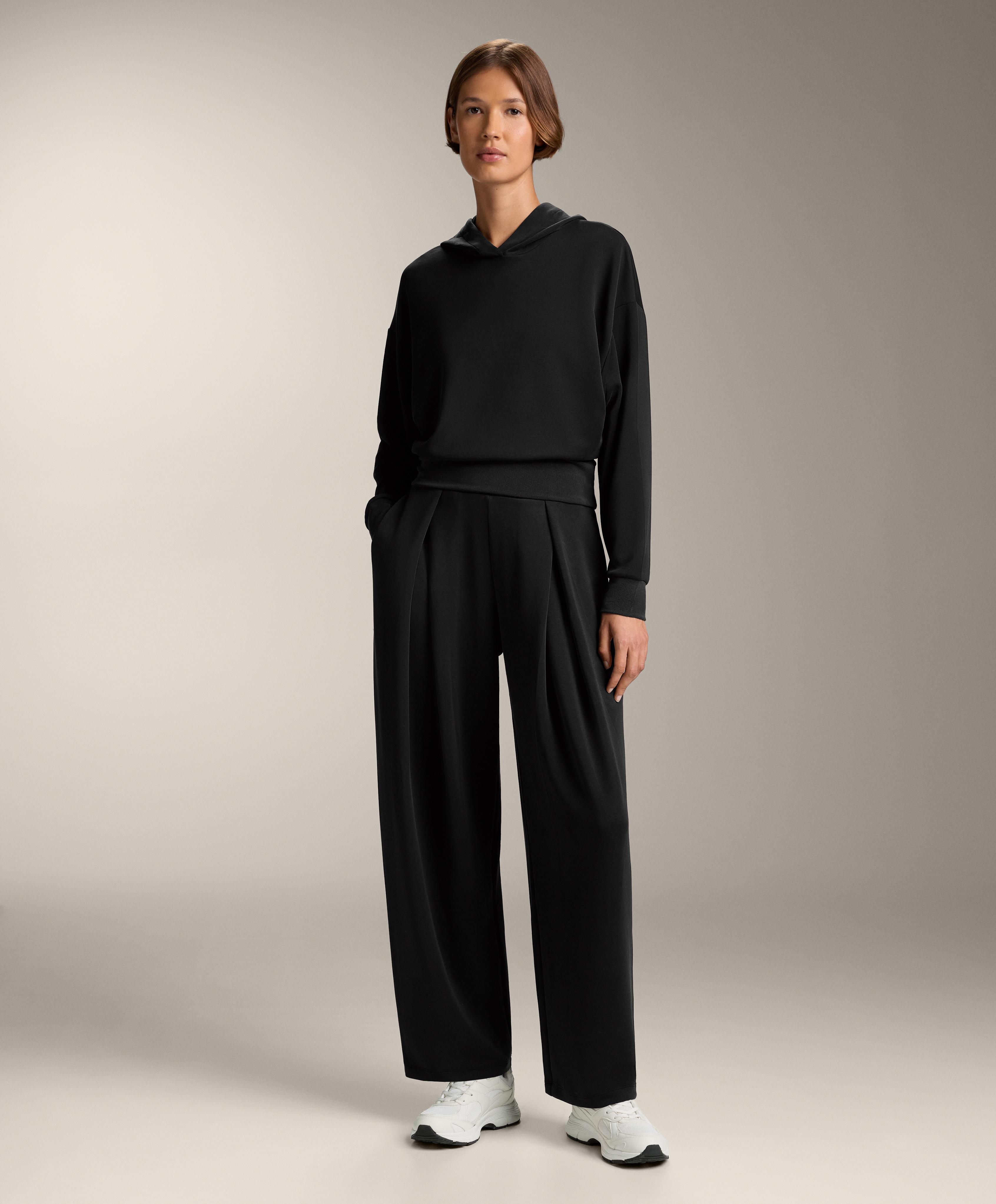 Soft touch modal hooded sweatshirt - Sale