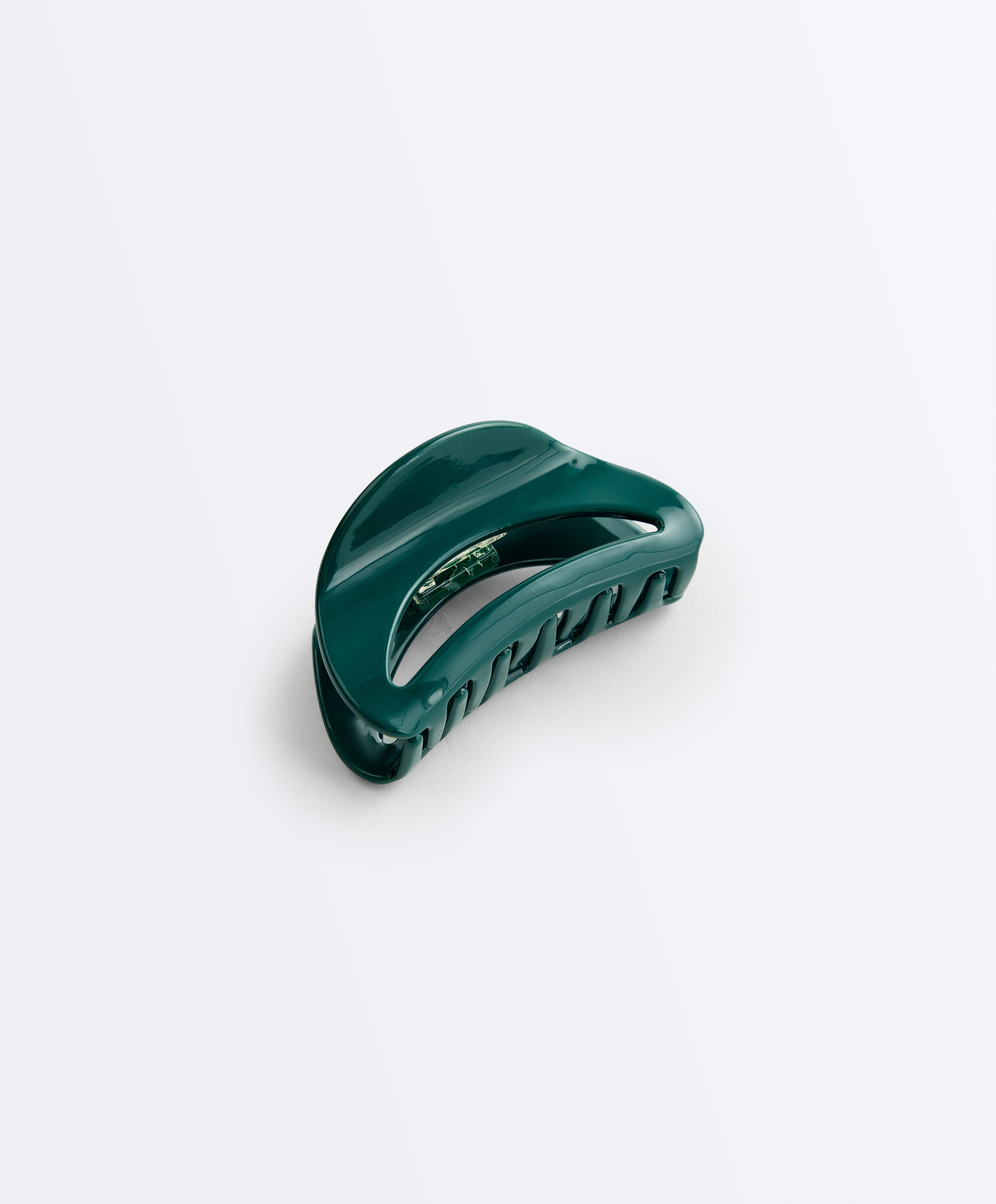Large hair clip — GREEN