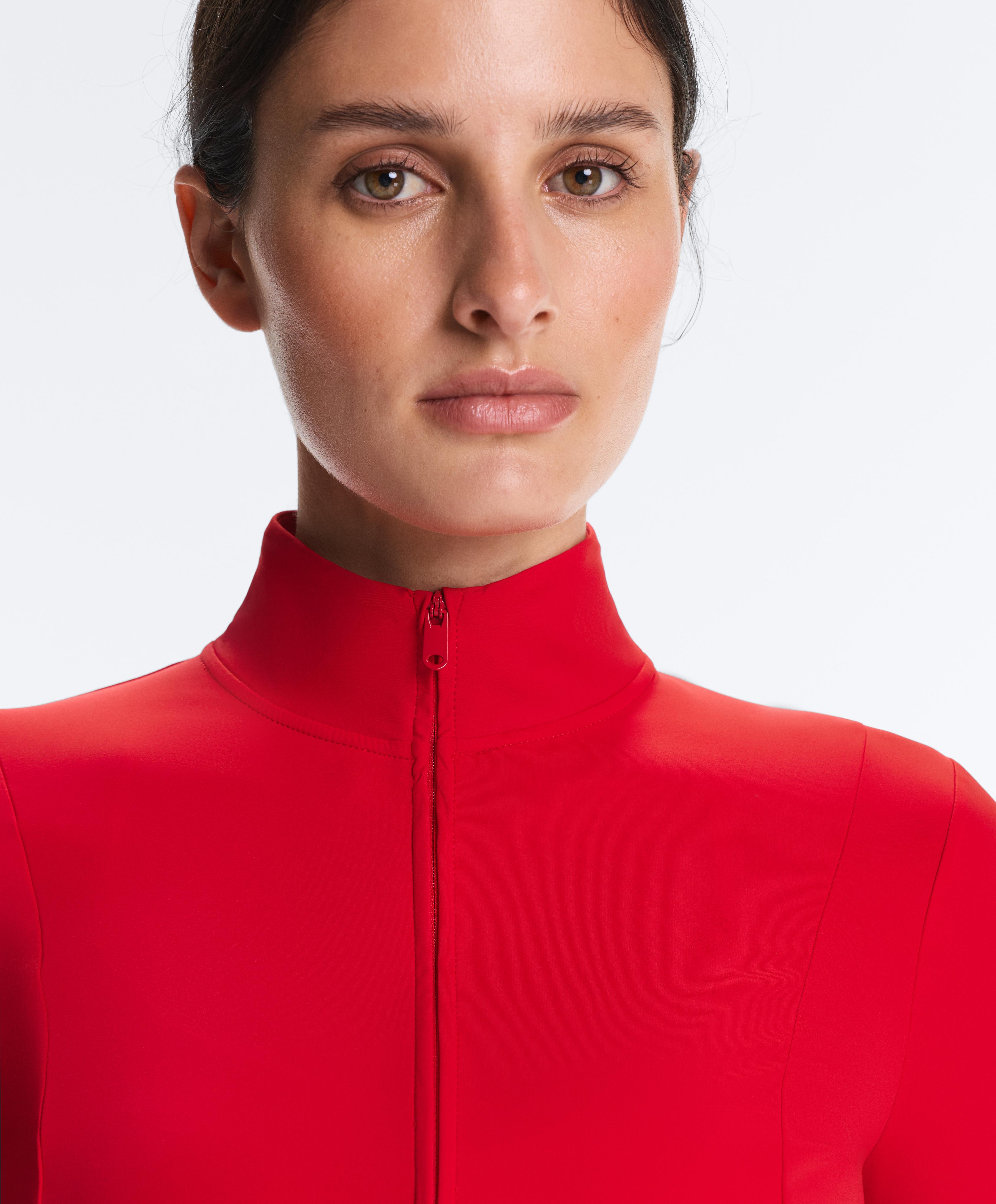 Short Light Touch technical jacket — STRONG RED
