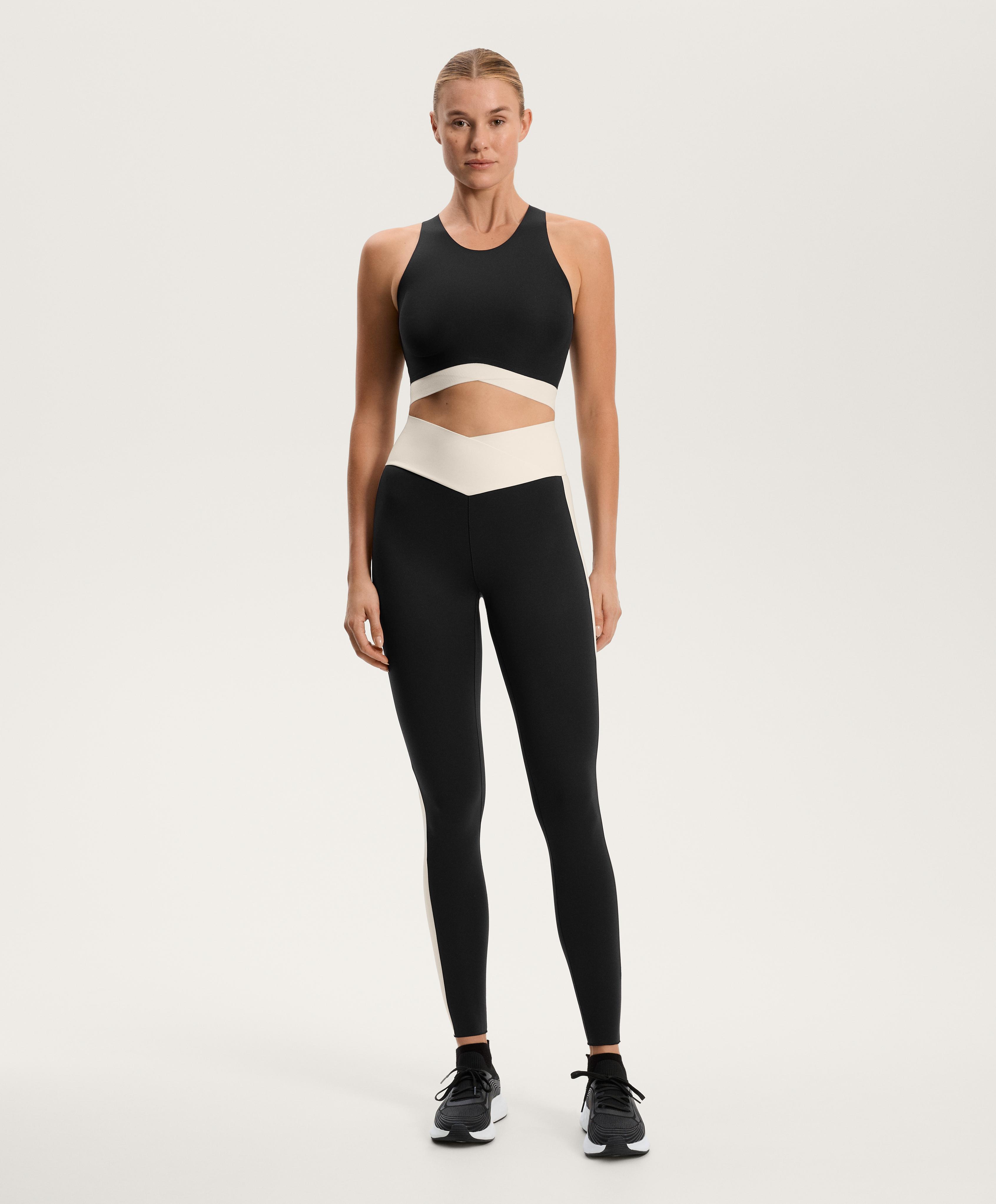 Perfect-adapt high-rise 65cm ankle-length leggings with V-waist - Sale