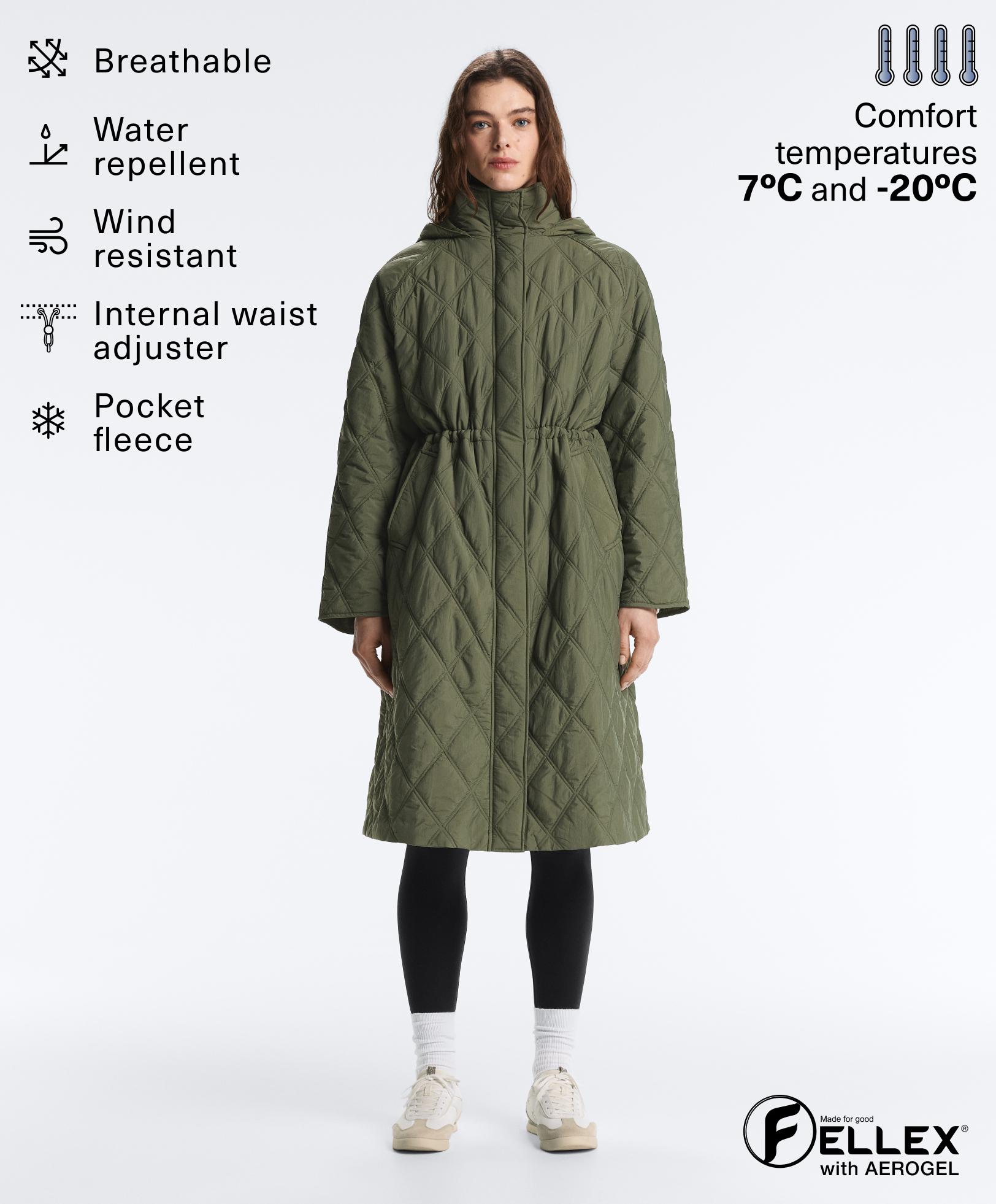 Chaqueta acolchada repelente al agua FELLEX® con AEROGEL