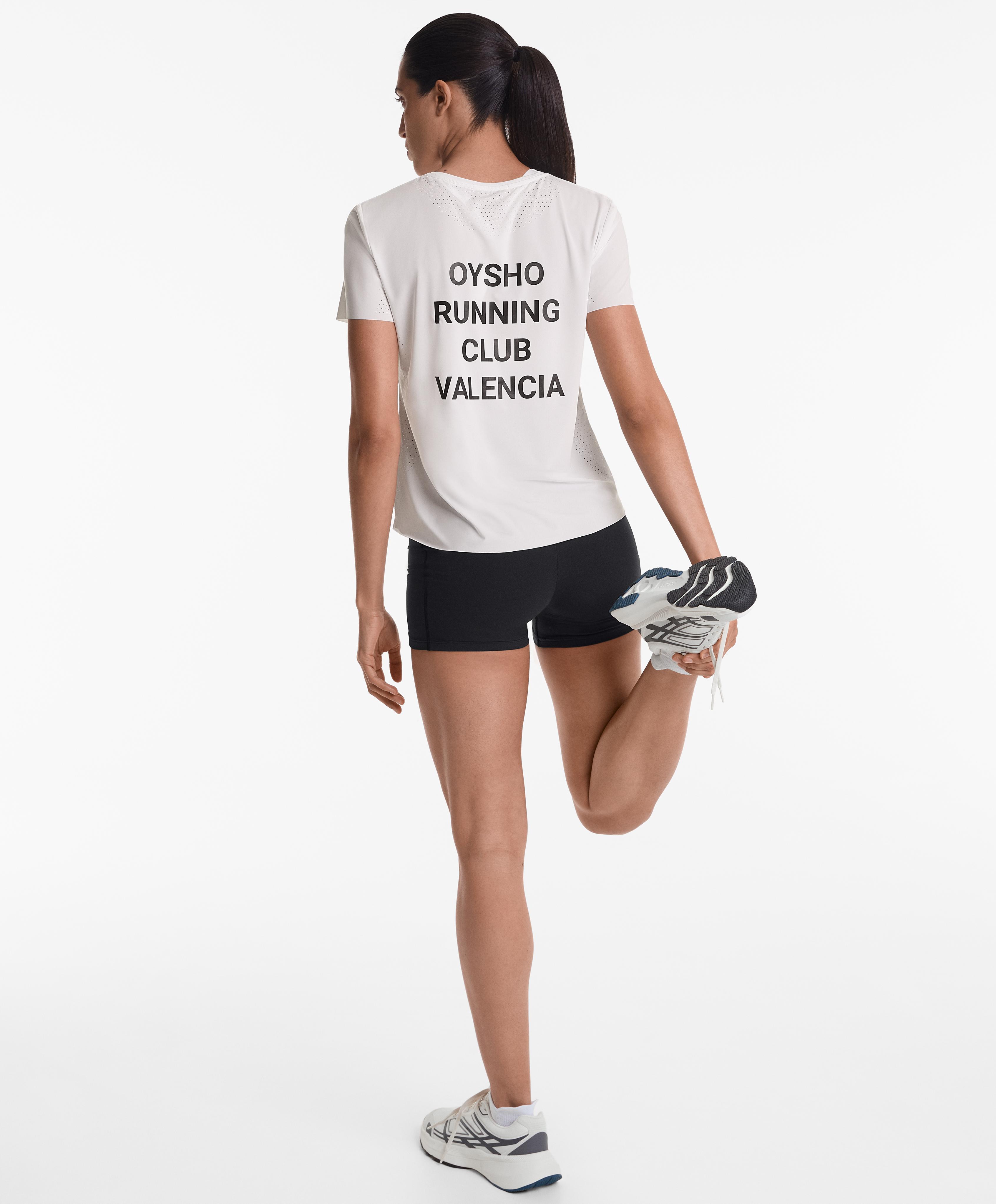 Camiseta manga corta técnica ajustada Running Club Valencia Camiseta manga corta técnica ajustada Running Club Valencia