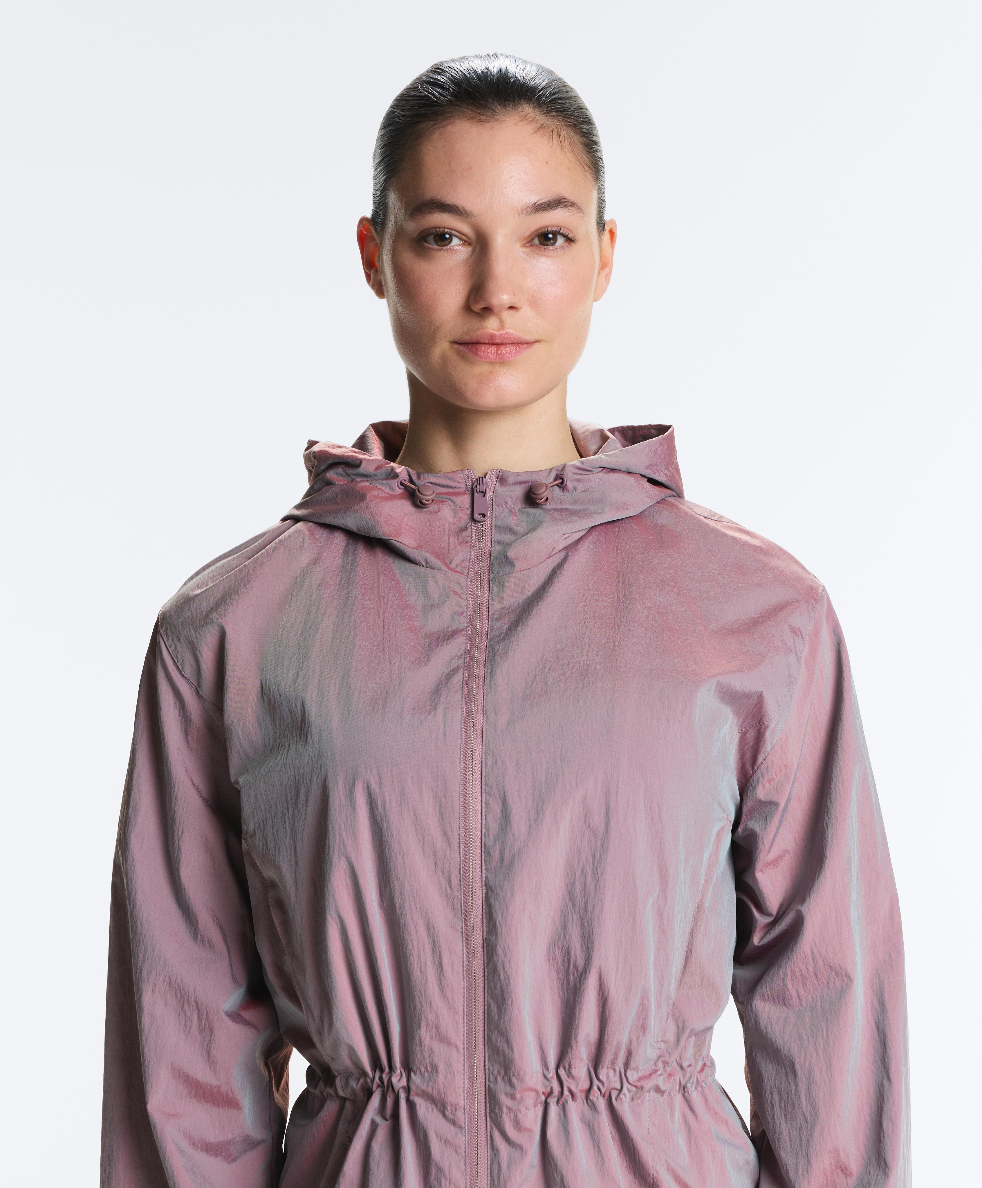 Iridescent Track jacket — WASHED PURPLE