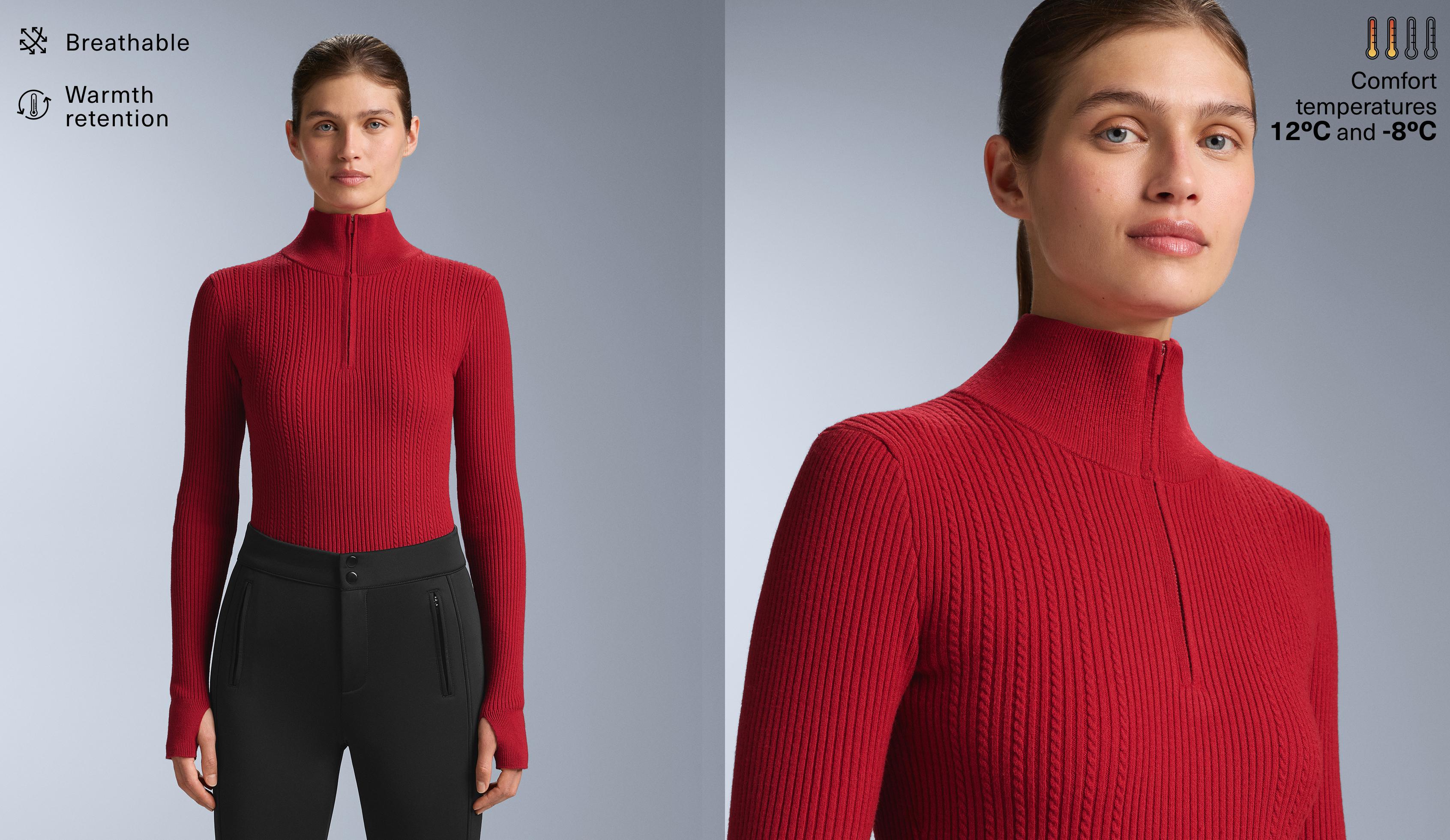 Camiseta térmica base layer punto cables