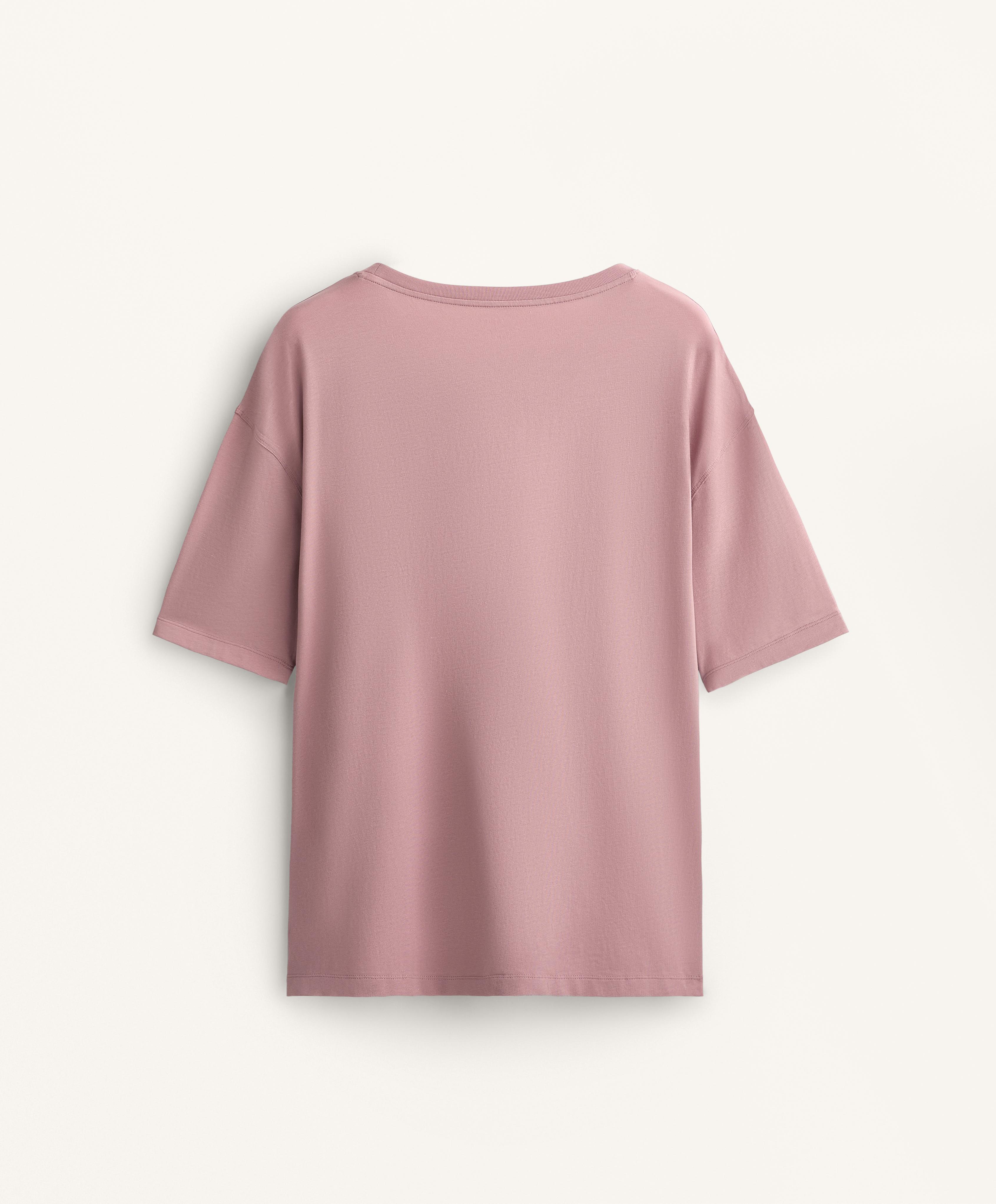 Short sleeve cotton blend T-shirt