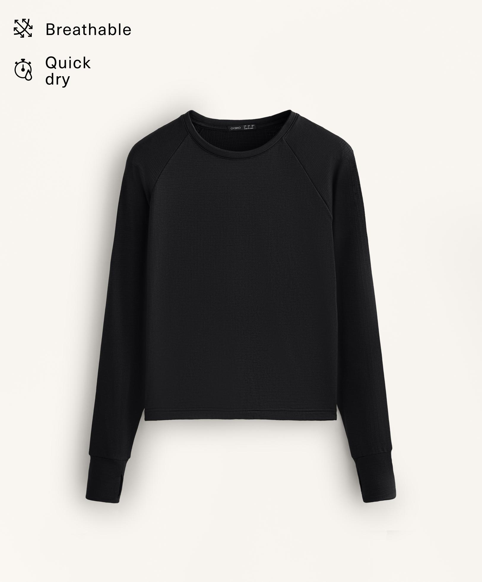 Long-sleeved technical T-shirt Long-sleeved technical T-shirt