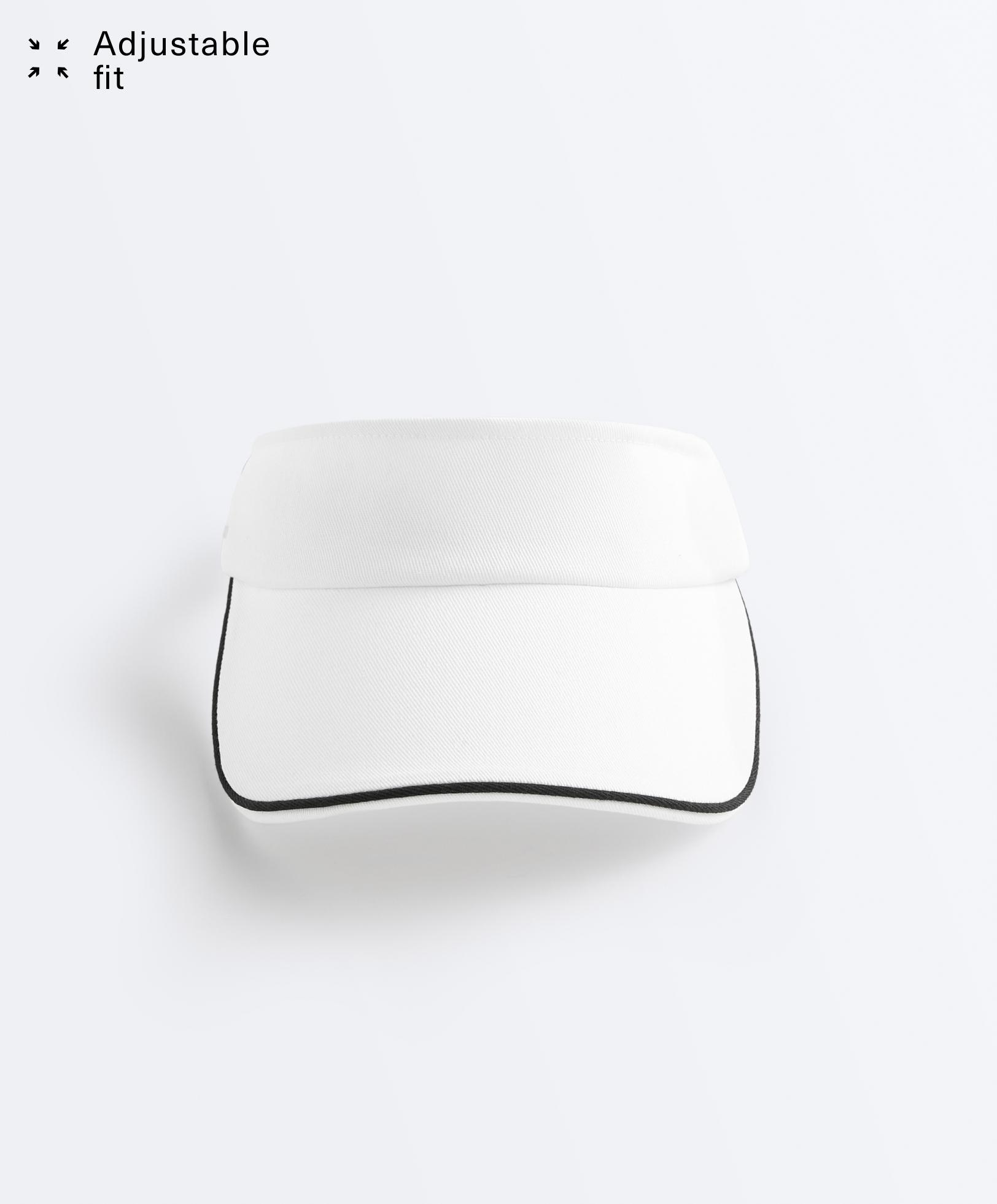 Piping sports visor Piping sports visor