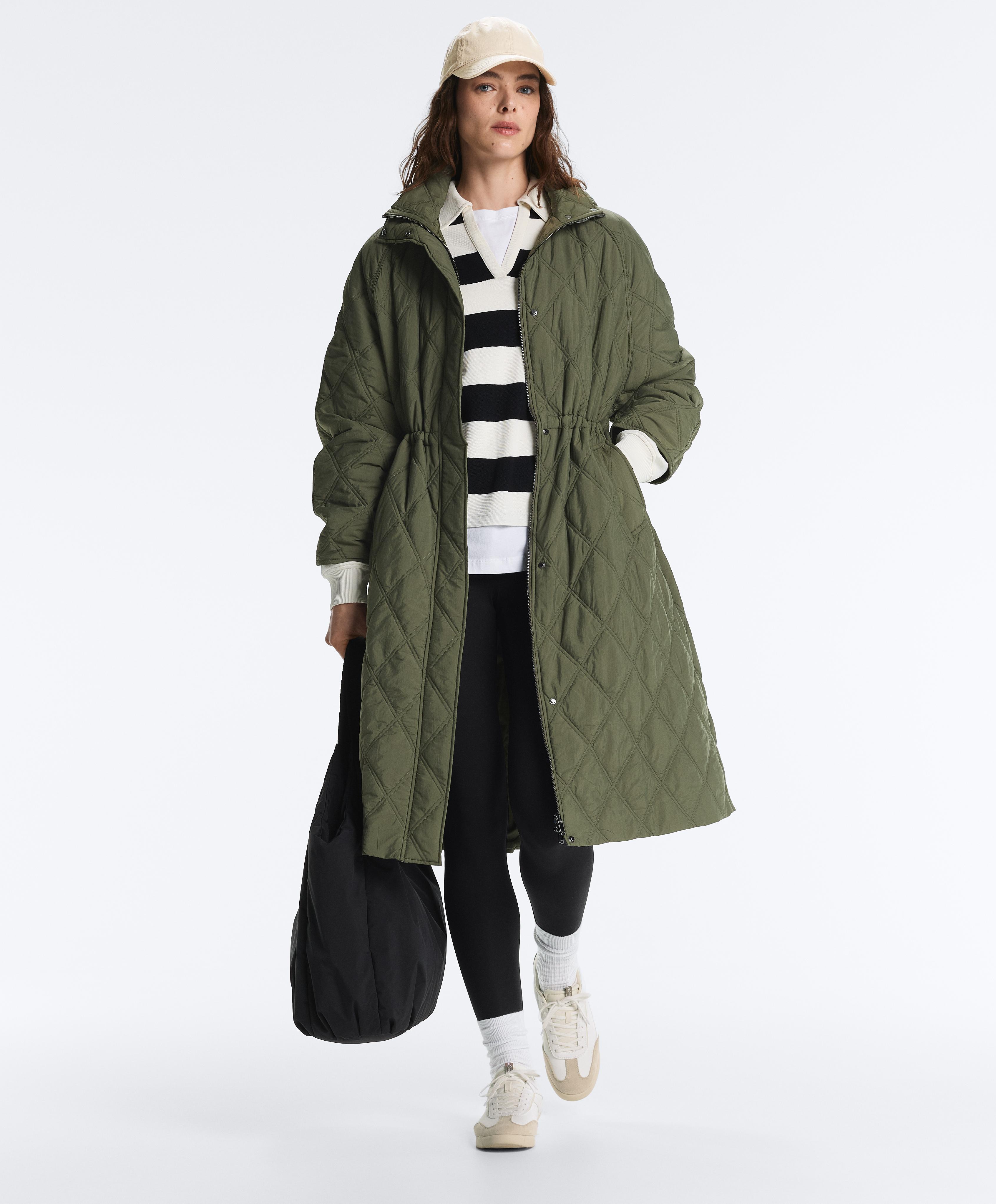 Water-repellent FELLEX® AEROGEL padded jacket — MID KHAKI