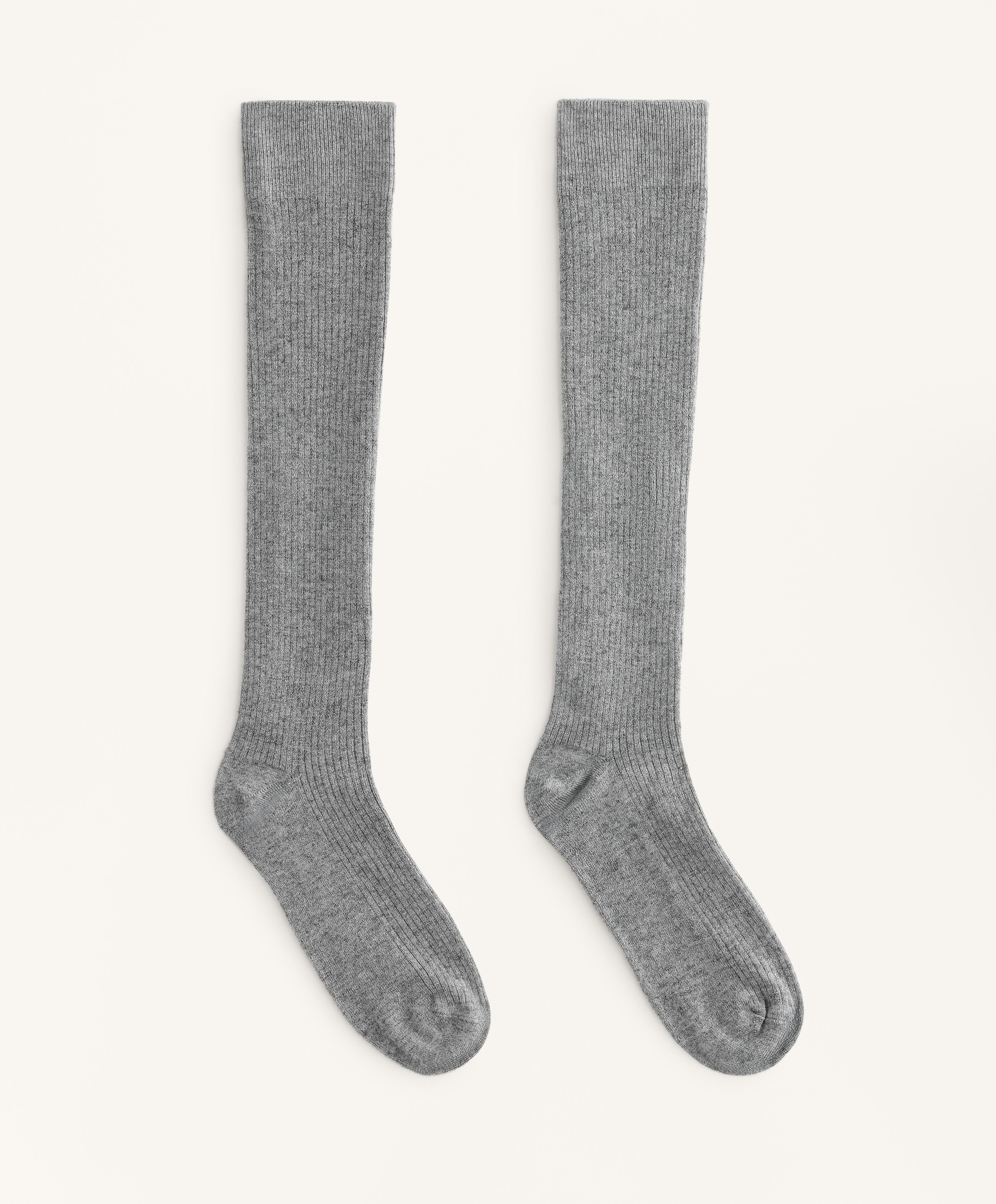 Chaussettes hautes 15 % cachemire et mélange modal Chaussettes hautes 15 % cachemire et mélange modal