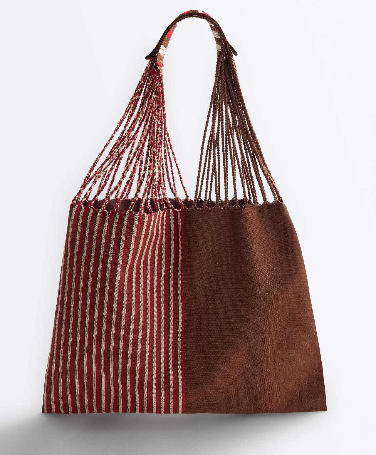 100% Cotton shopper bag — BROWN