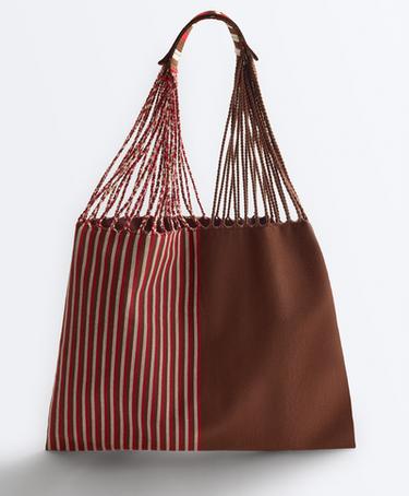 100% Cotton shopper bag — BROWN 6