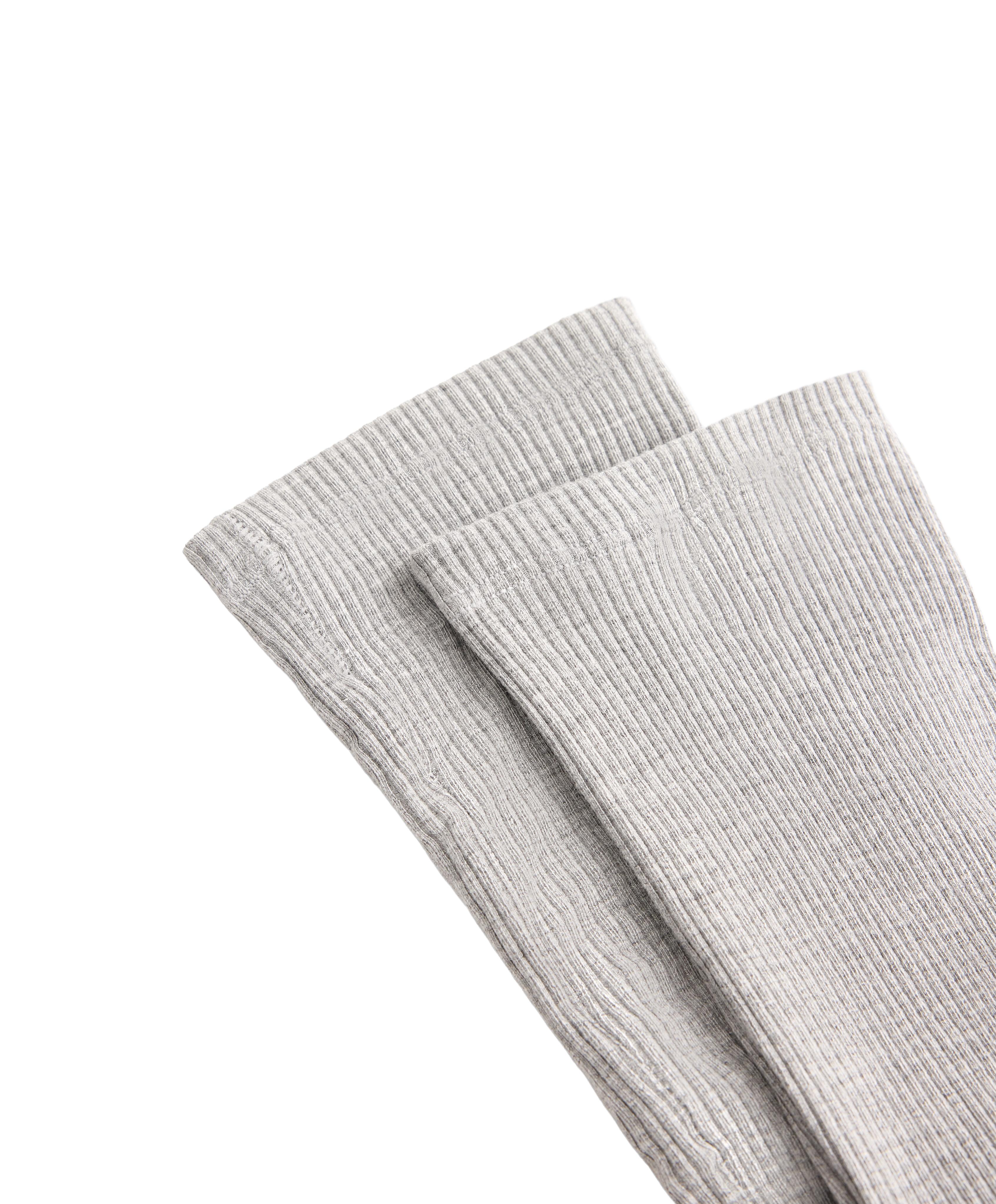 Modal blend legwarmers — PALE GREY MELANGE