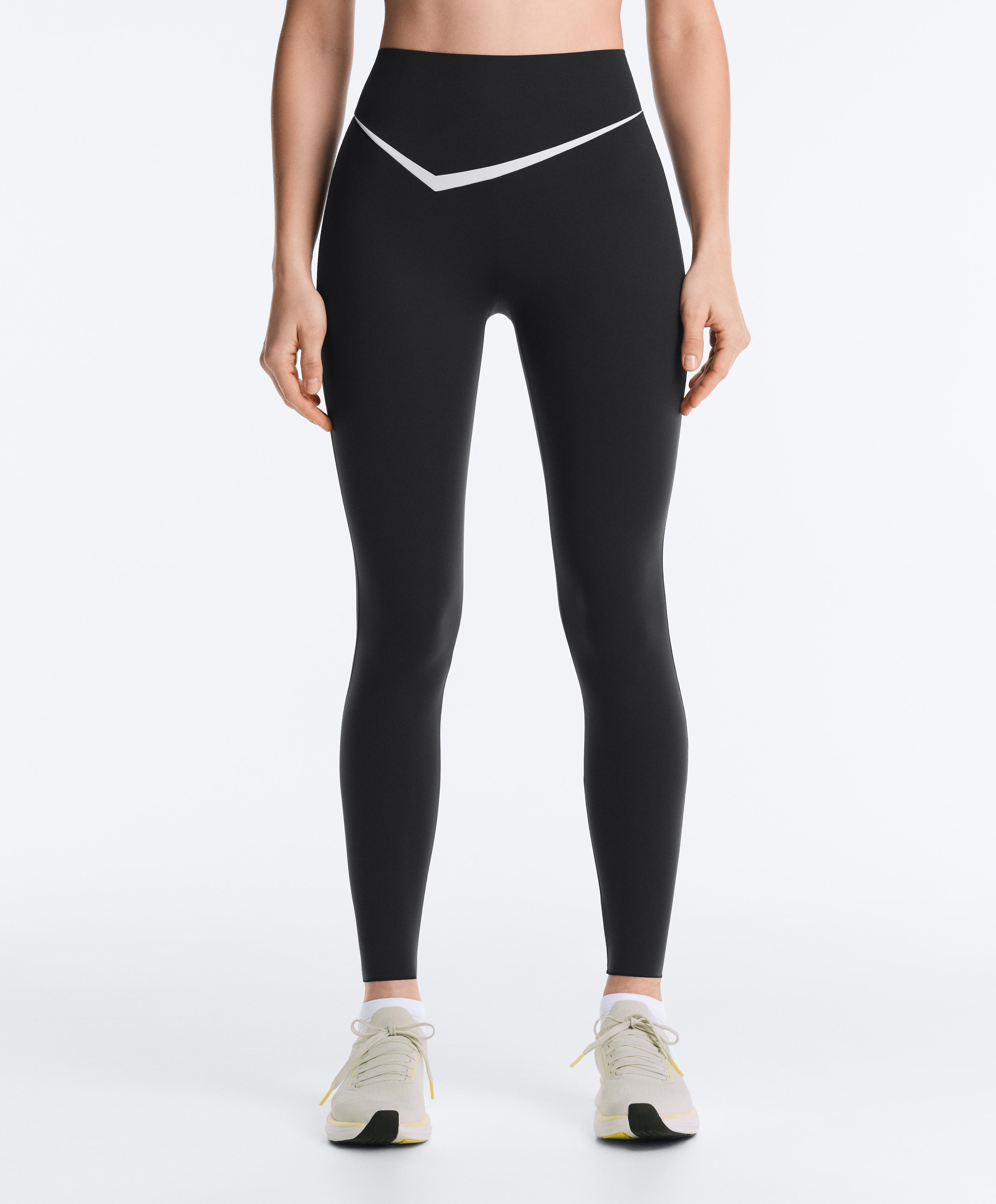 Perfect-adapt high rise ankle-length leggings with contrast detail Perfect-adapt high rise ankle-length leggings with contrast detail