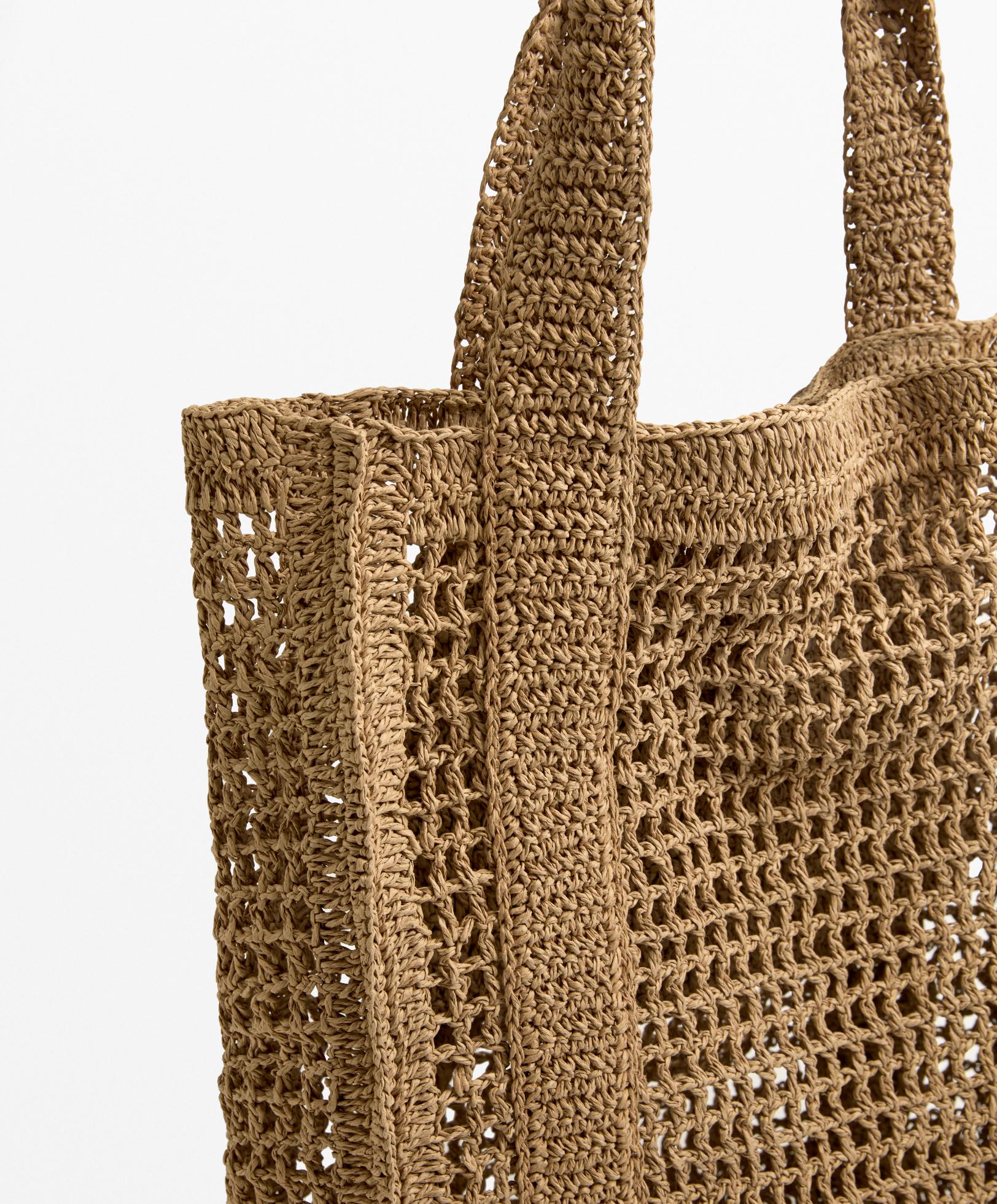Geantă shopper ajurată