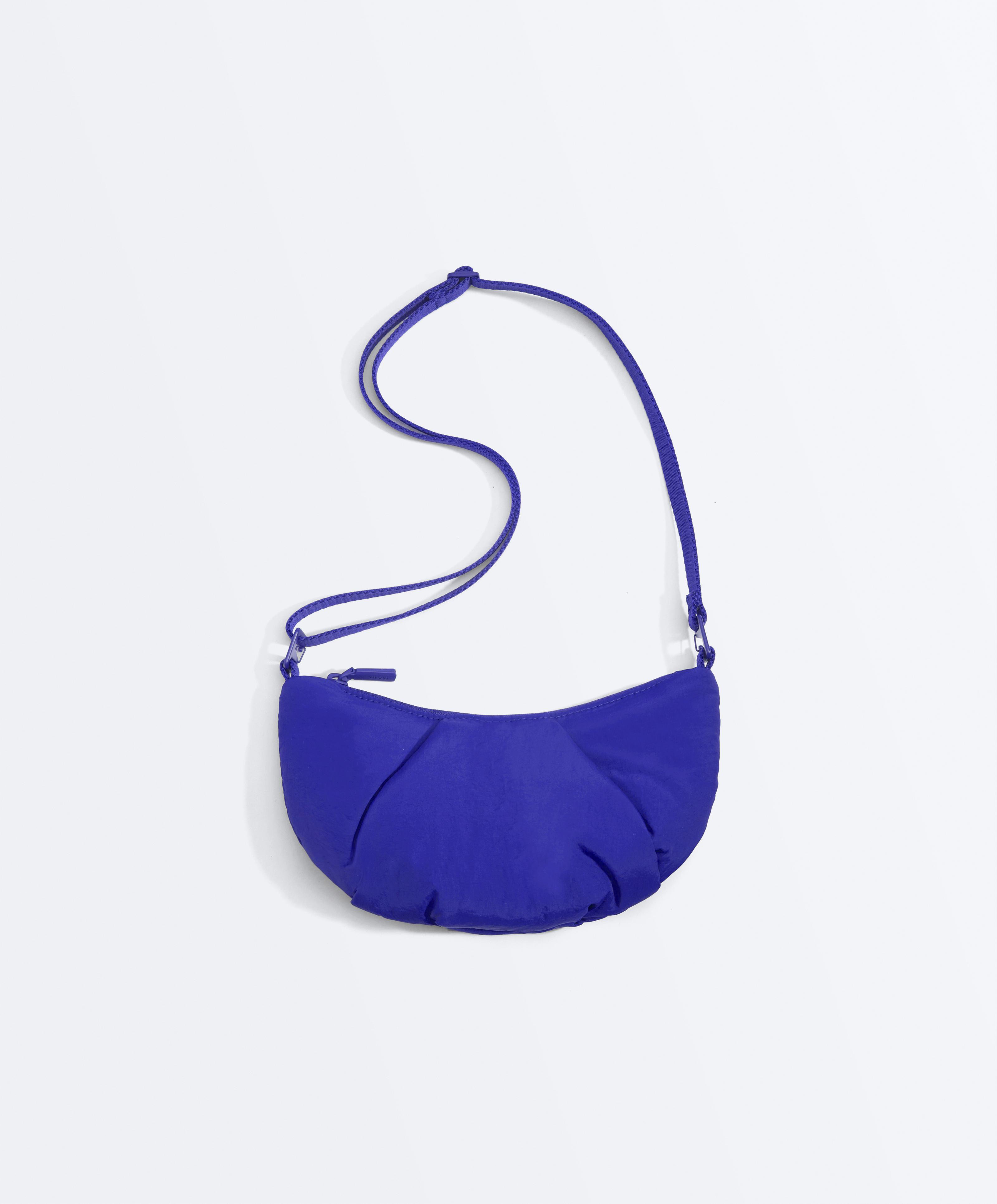 Mini quilted crossbody bag — BLUE