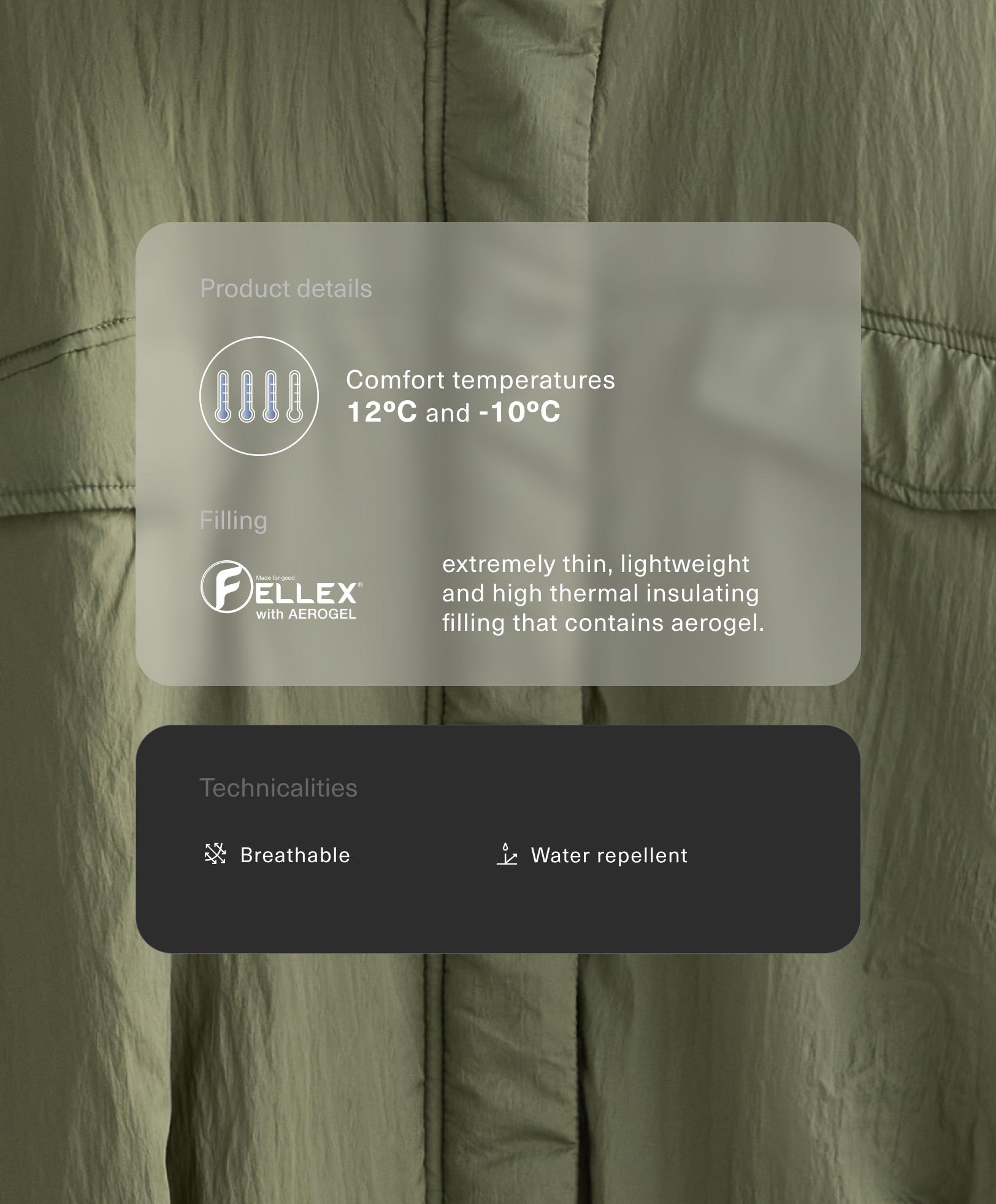 Balloon яке FELLEX® с AEROGEL, отблъскващо водата Balloon яке FELLEX® с AEROGEL, отблъскващо водата