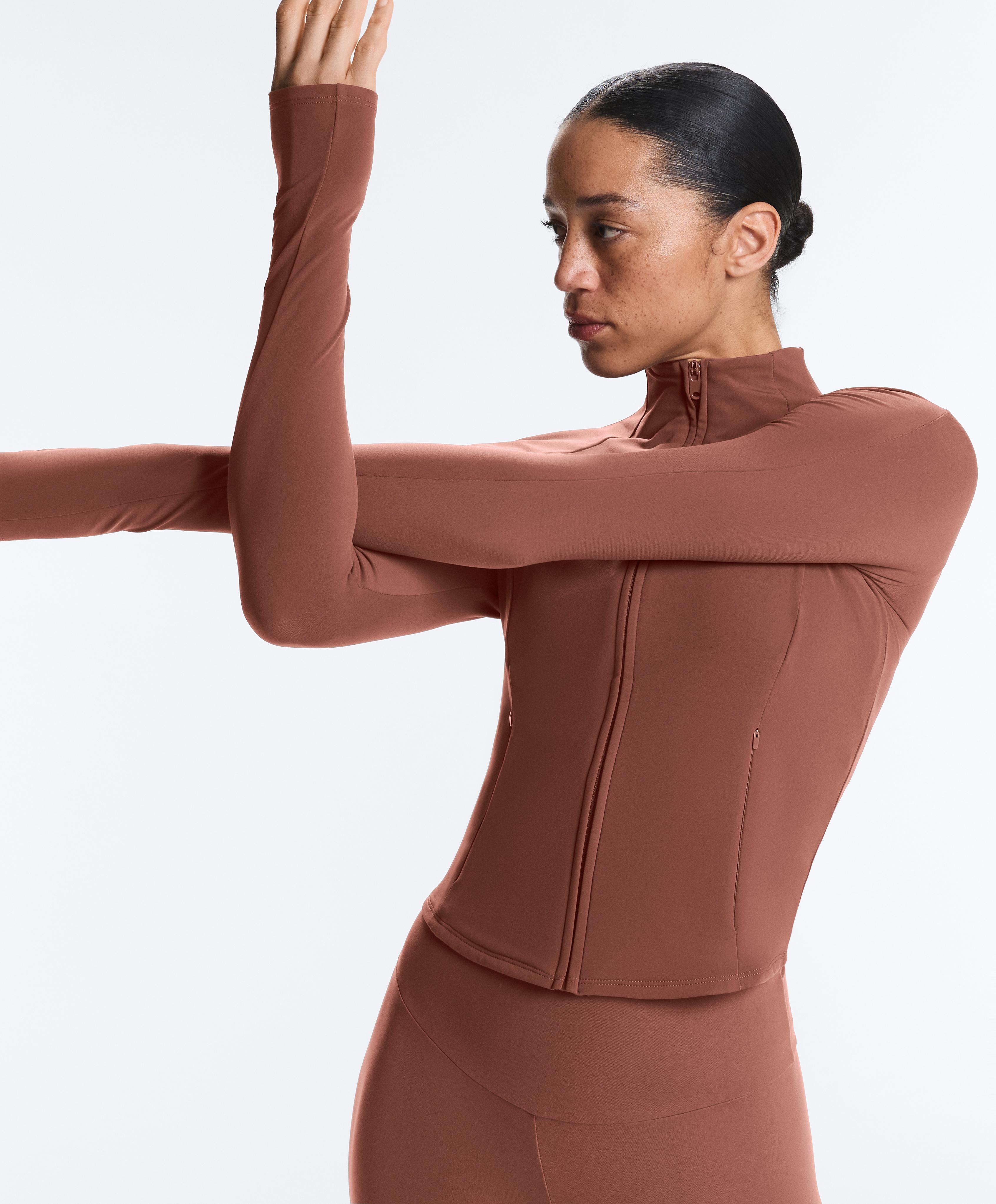 Light warm technical jacket — MAHOGANY