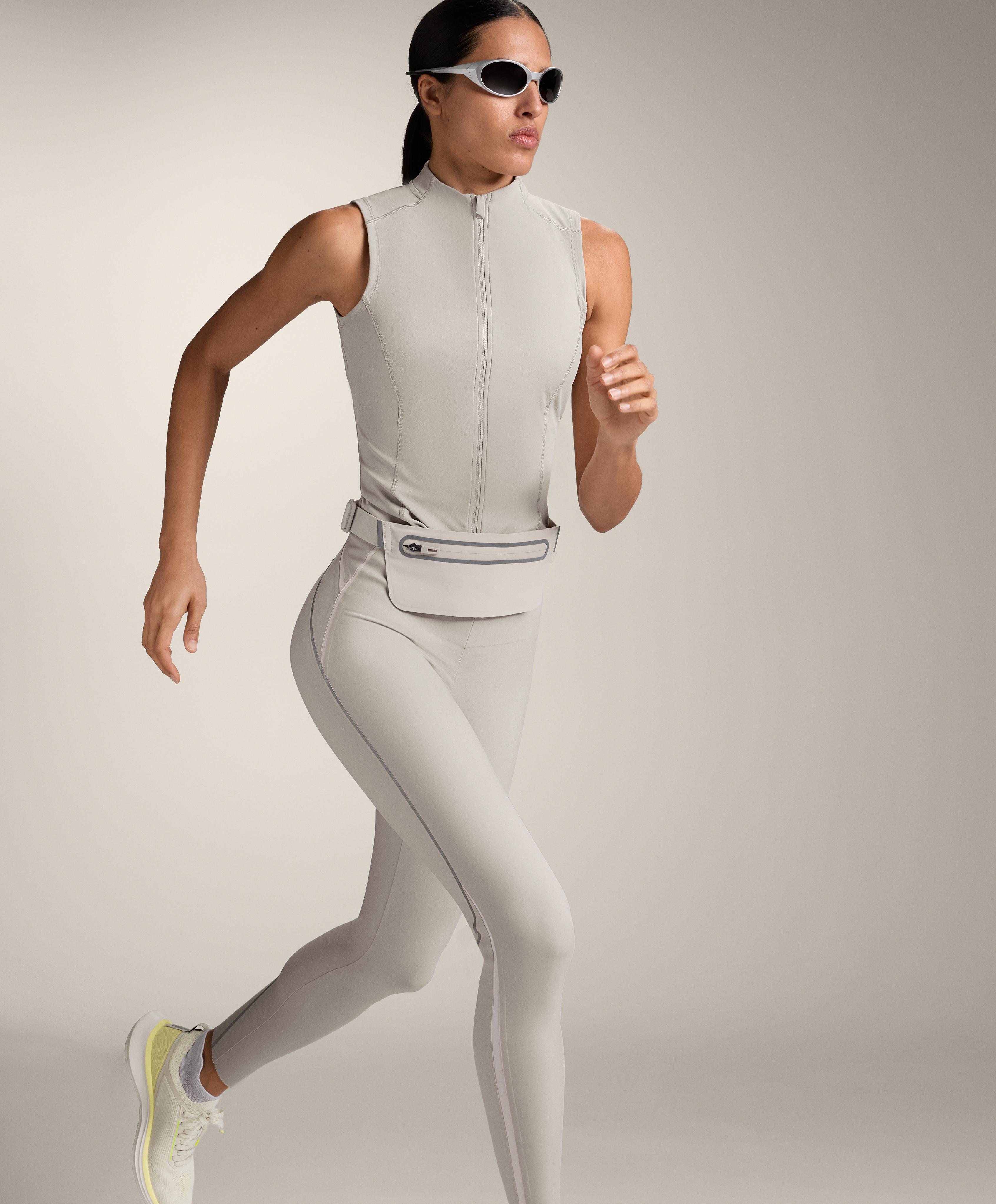 Maglietta senza maniche con zip