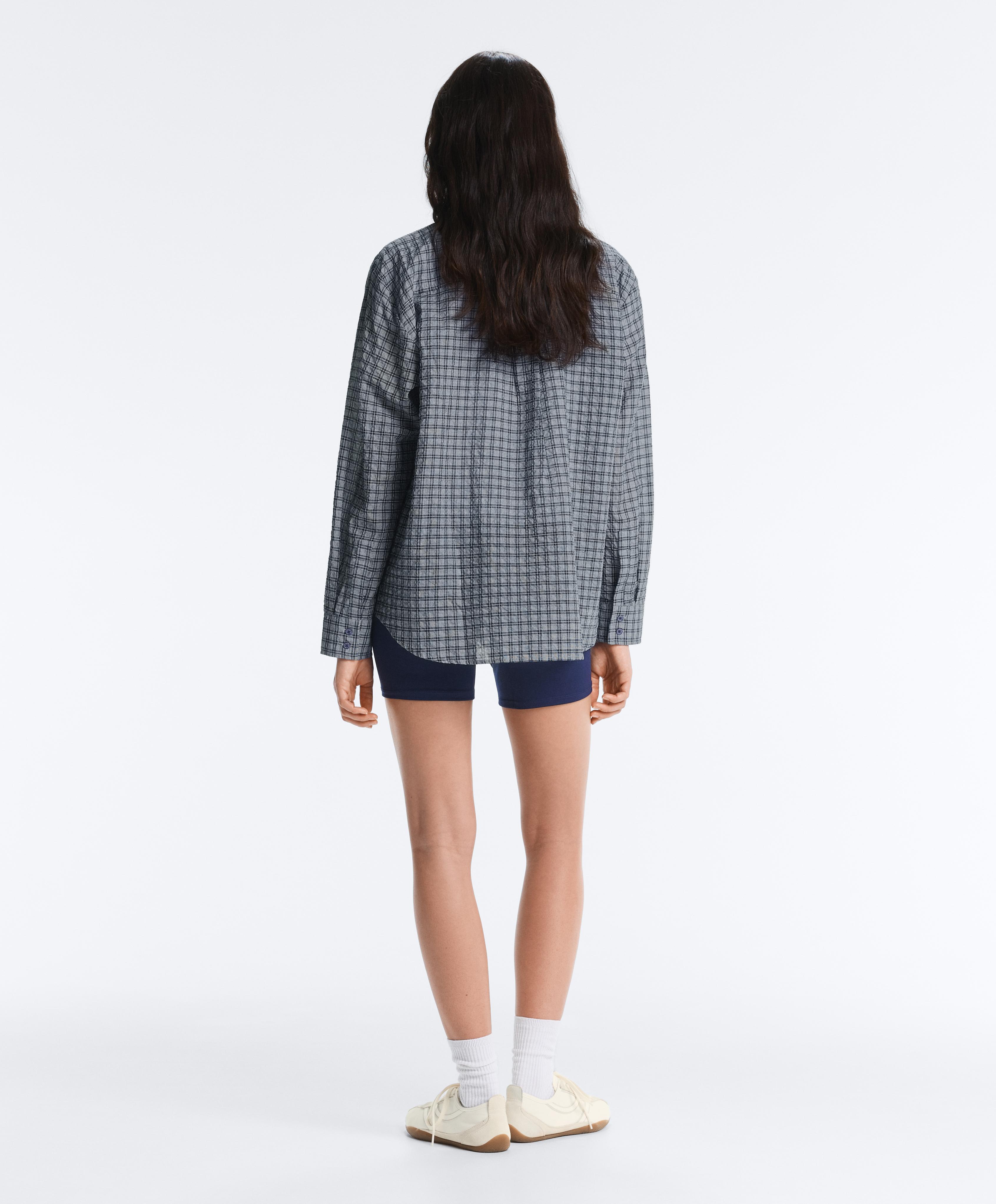 Long sleeve shirt — GREY-BLUE
