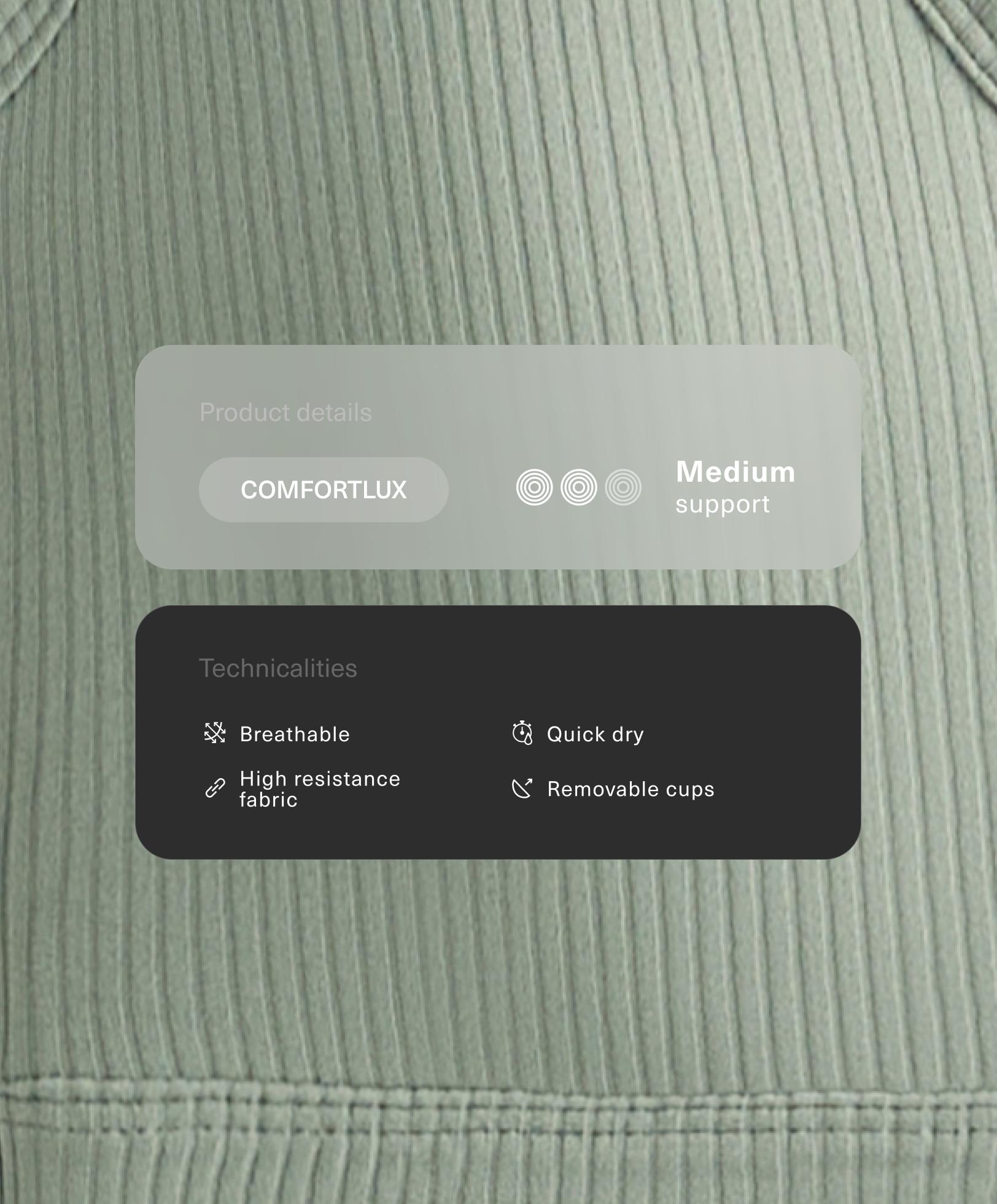 Tank top Comfortlux rib baker open back - Sale