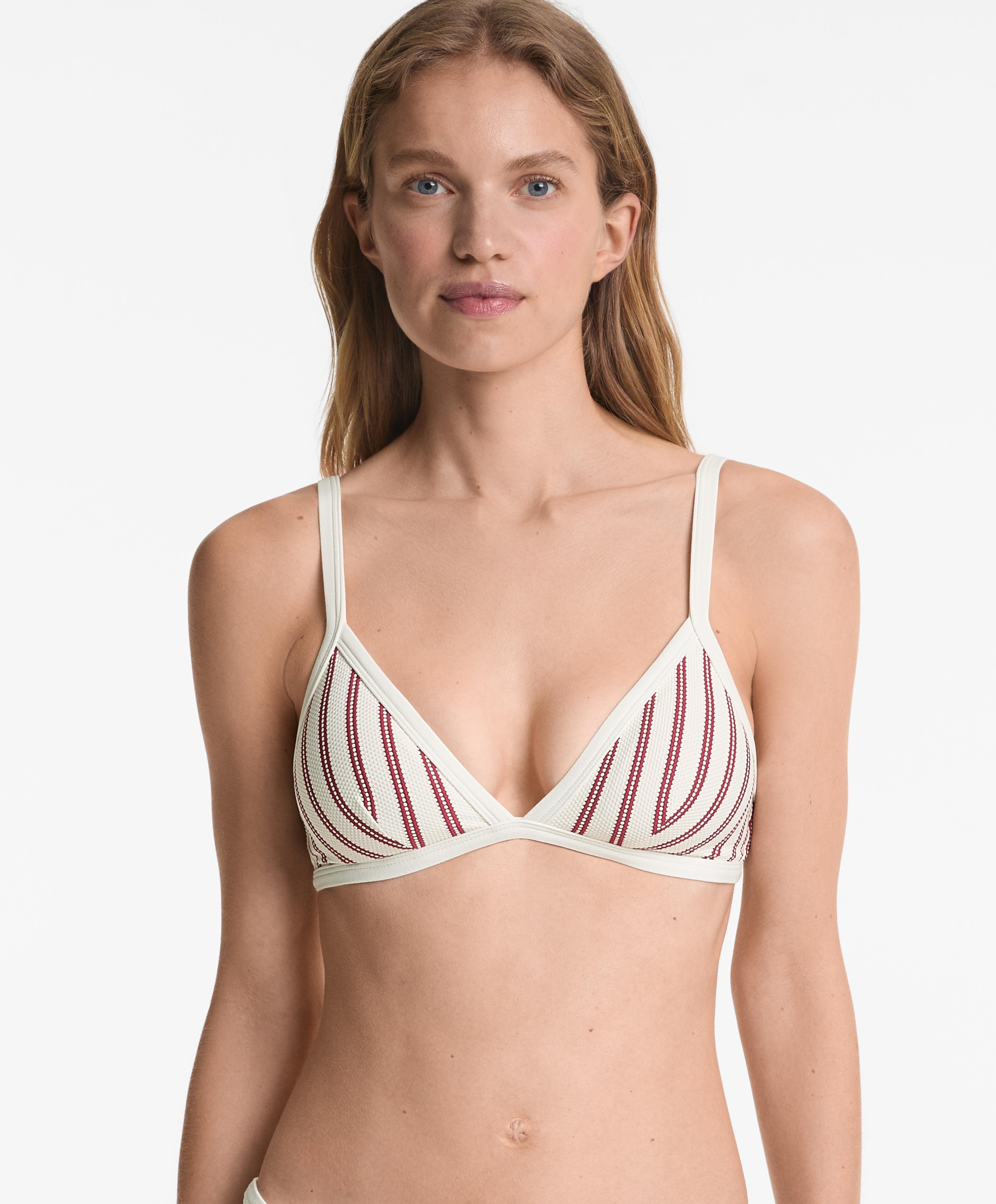Bikini top triangular raya estructura vivos