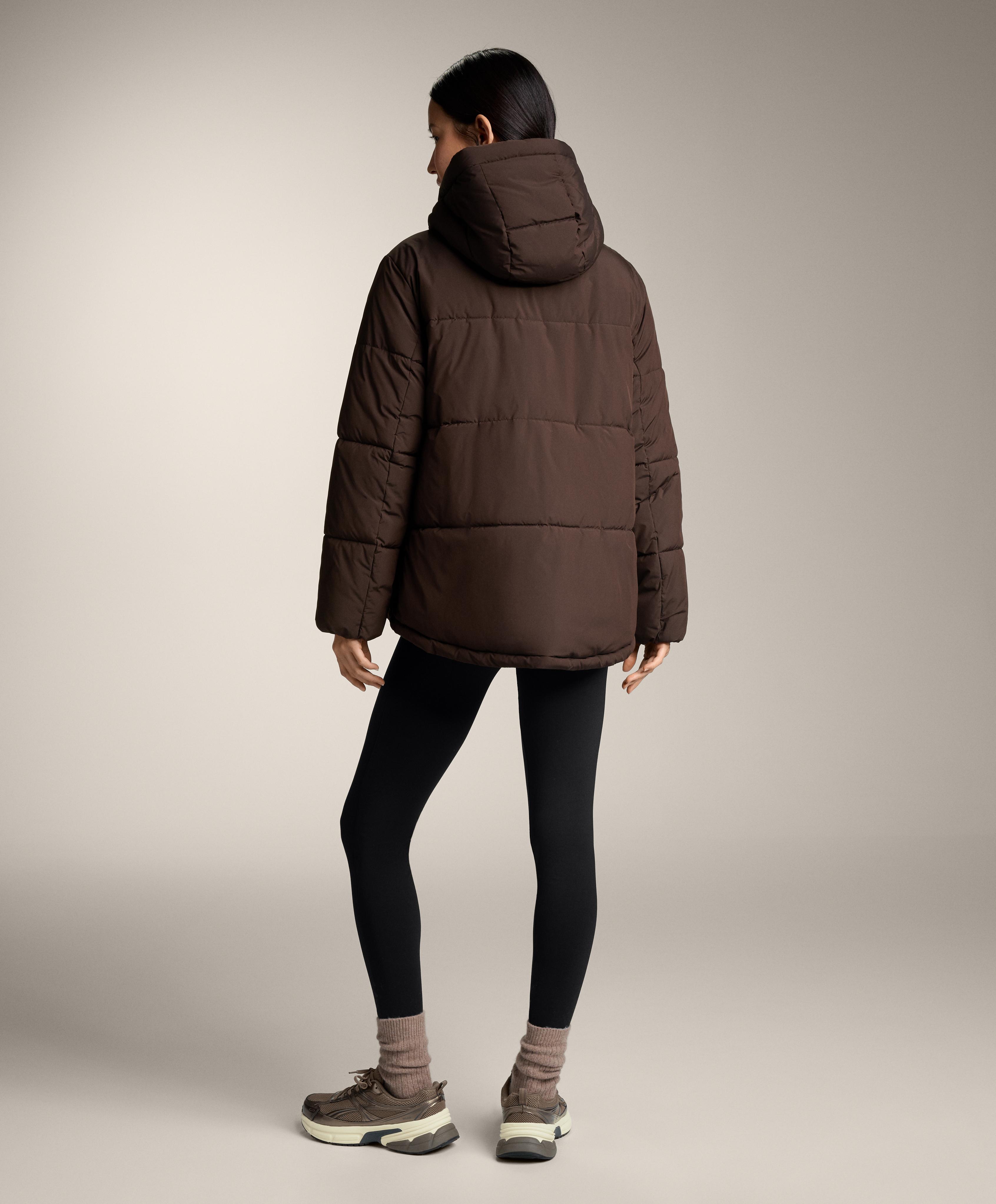 Primaloft® water-repellent padded jacket — DARK REDDISH‑BROWN