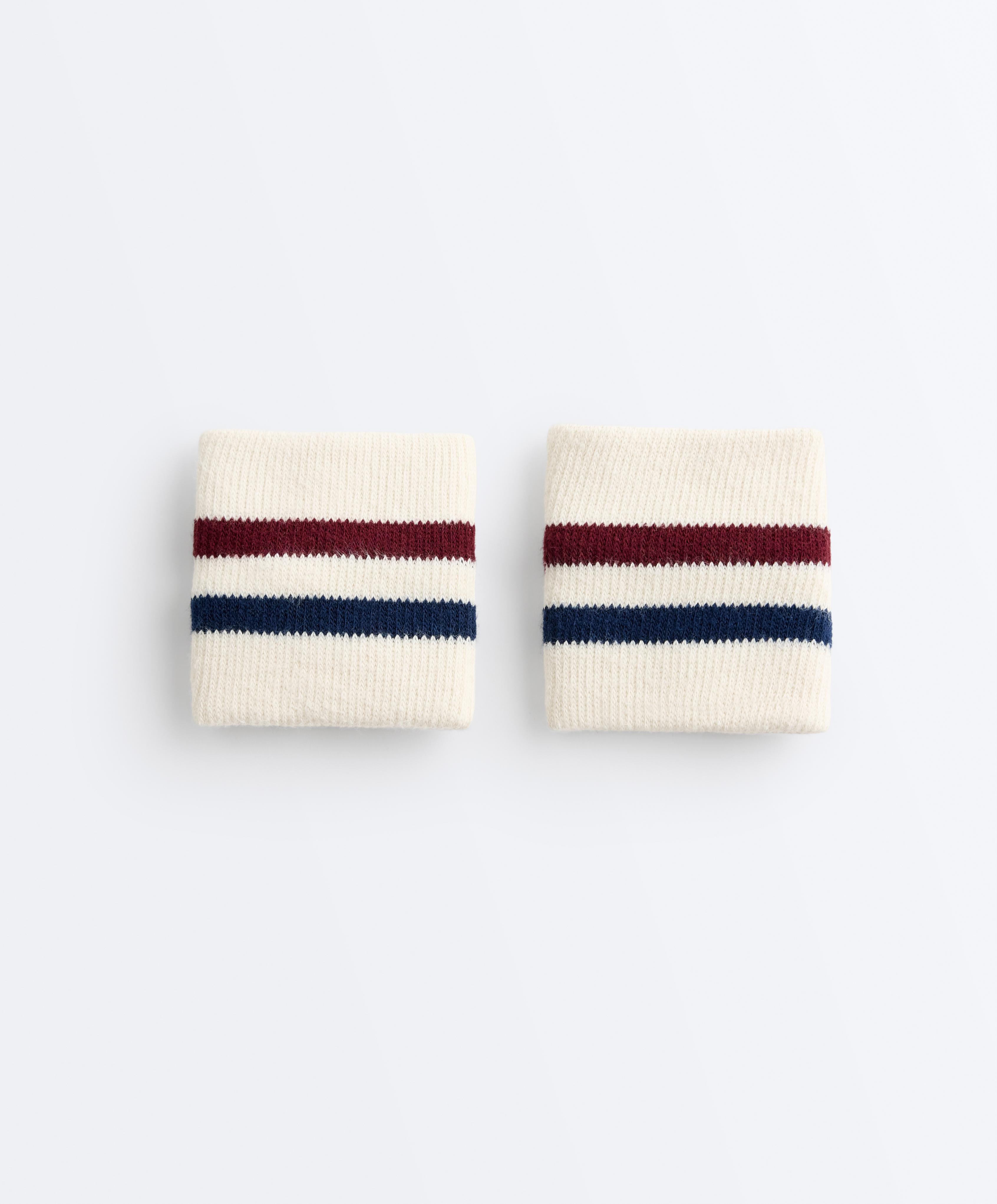 Αθλητικά περικάρπια ριγέ από μείγμα βαμβακιού