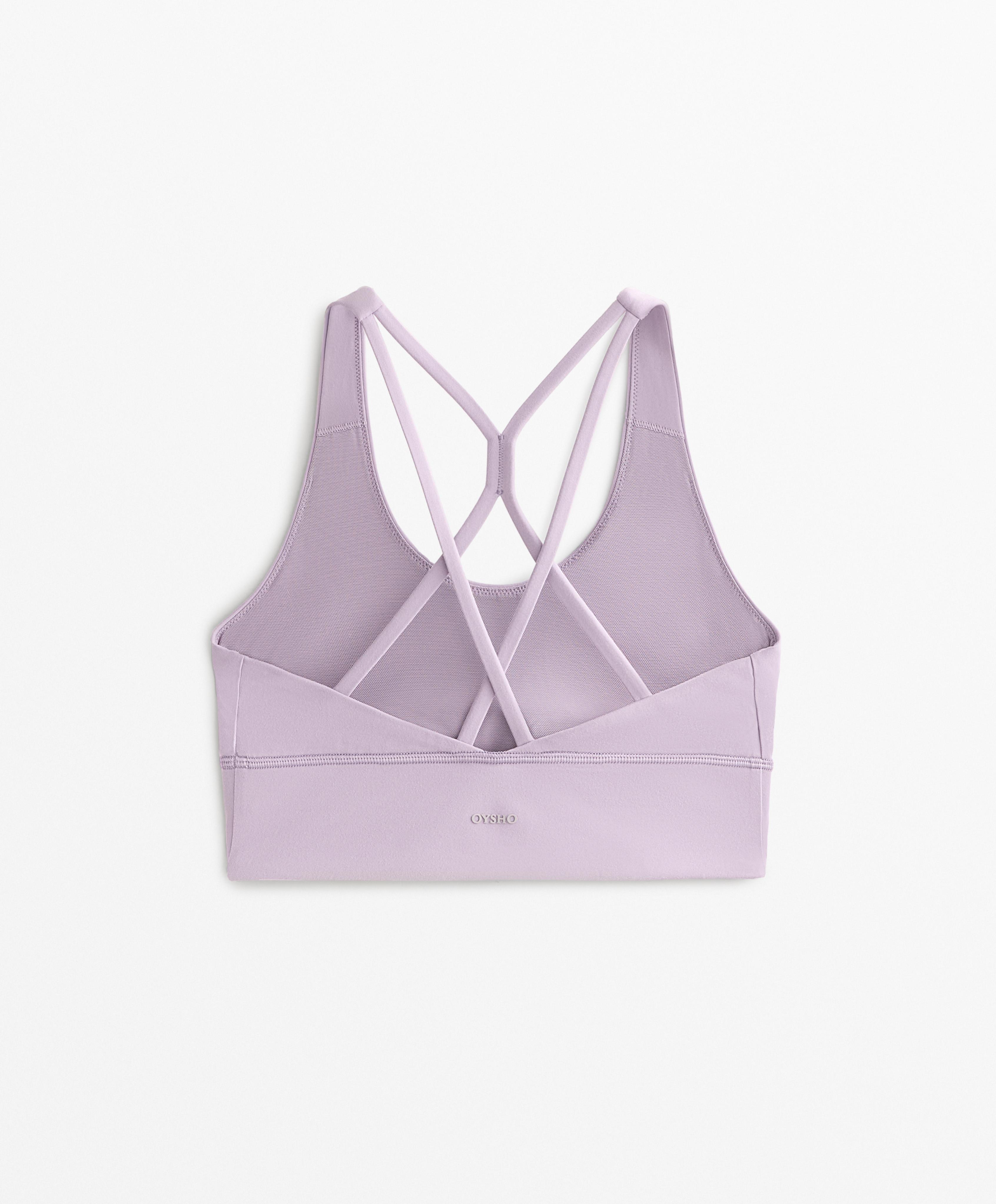 Medium-support comfortlux sports bra with cups