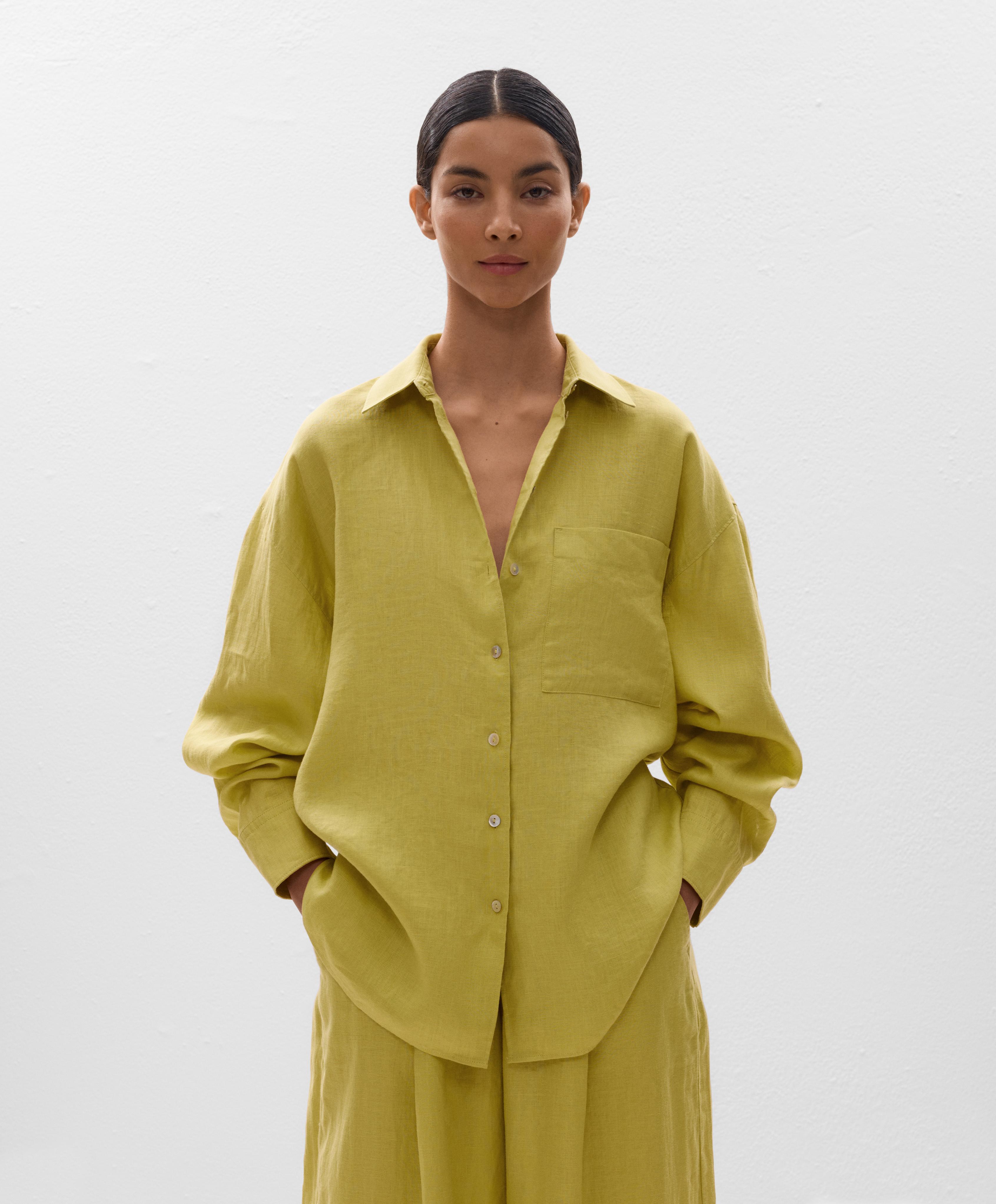 Chemise relaxed 100 % lin Chemise relaxed 100 % lin