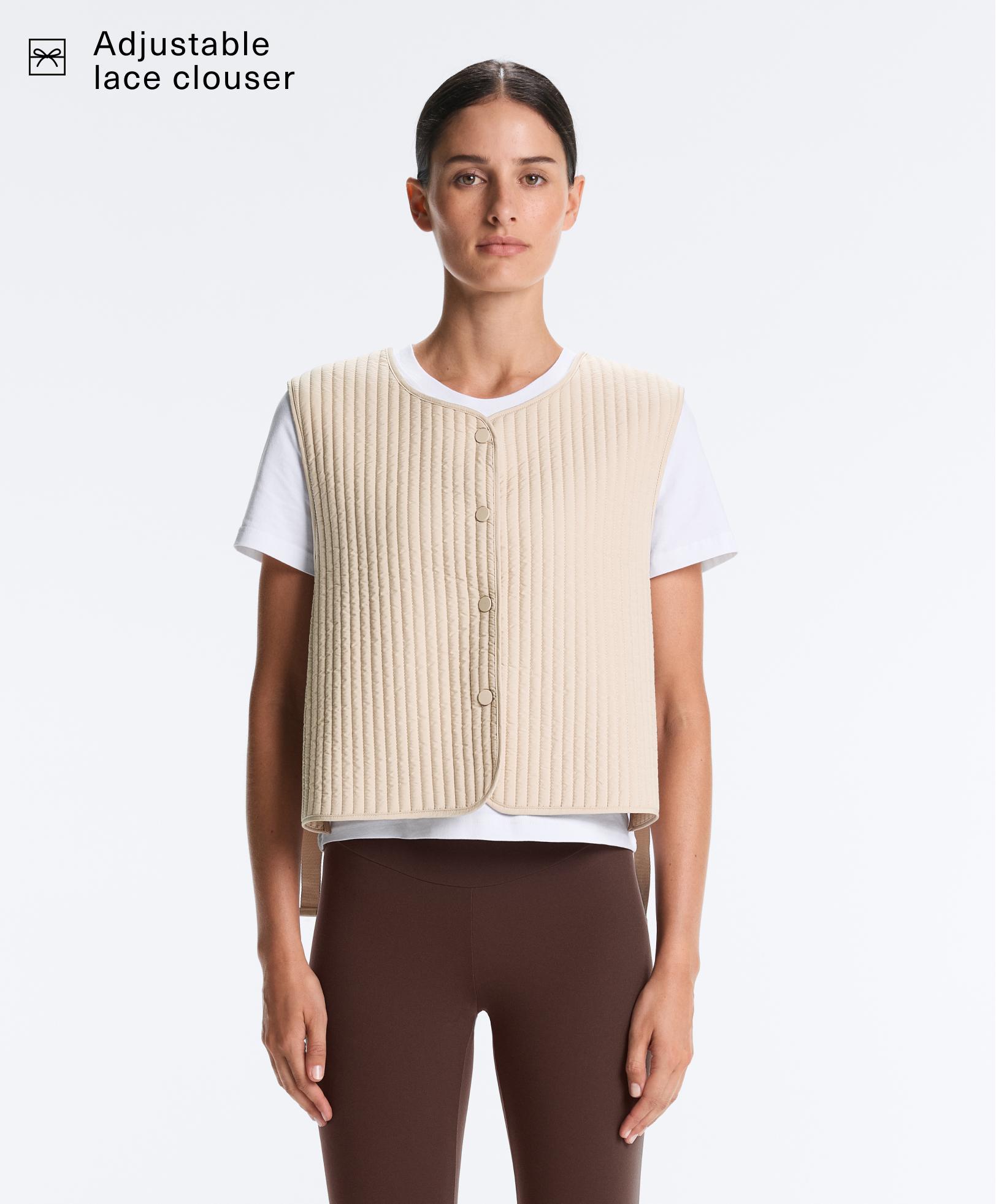 Gilet fin nylon matelassé