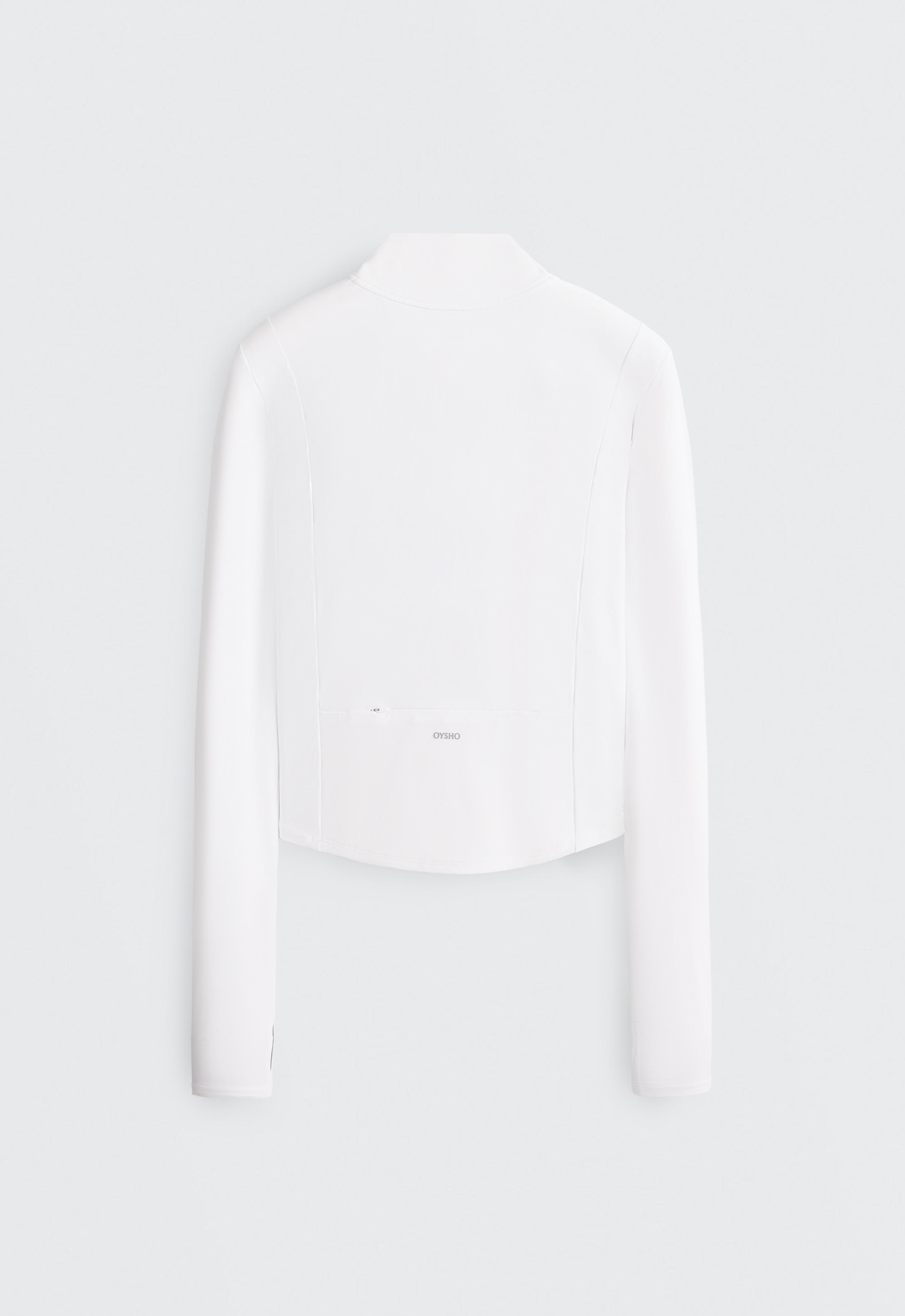 Short Light Touch technical jacket — WHITE 