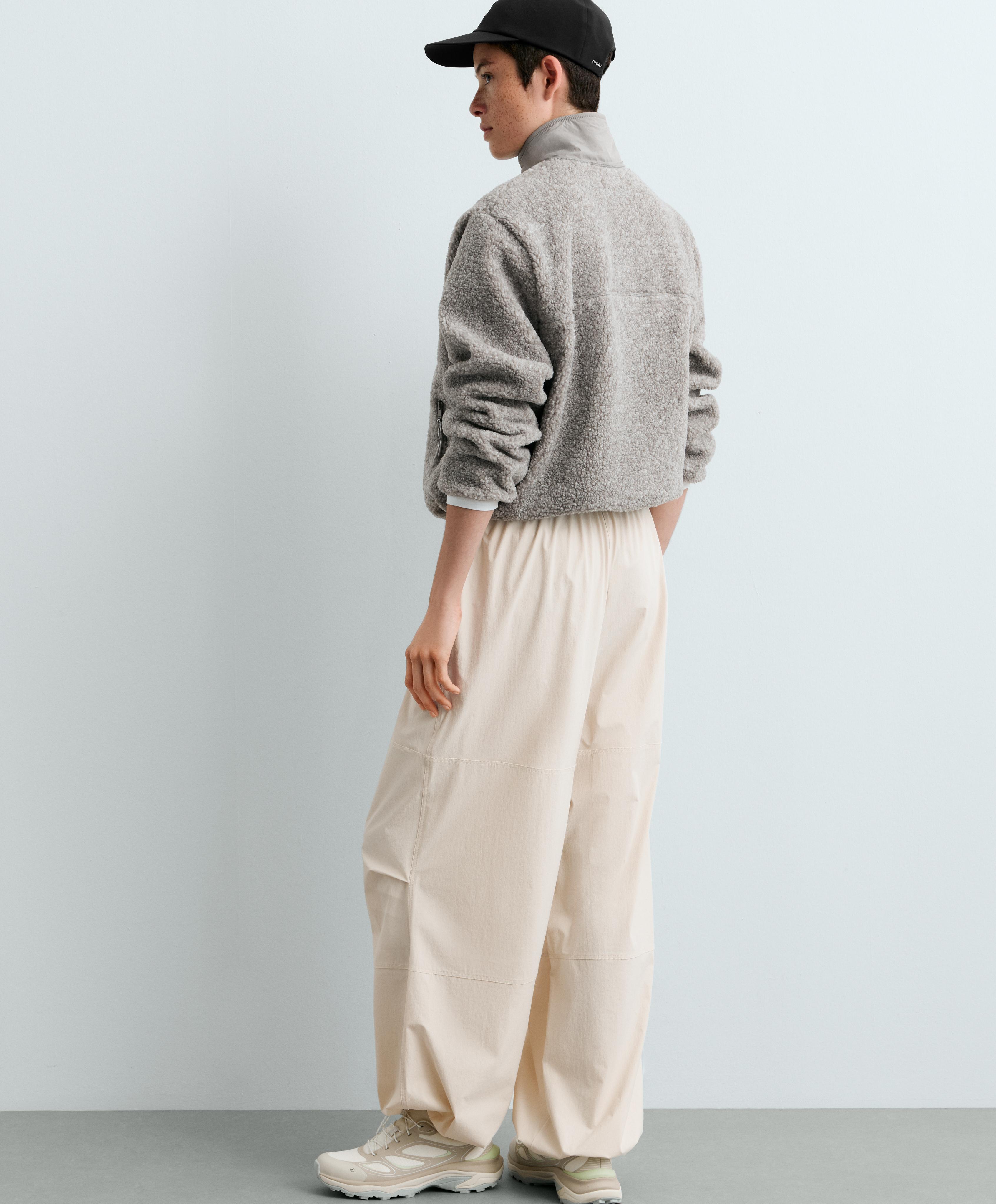Faux-shearling jacket — MID-GREY MELANGE
