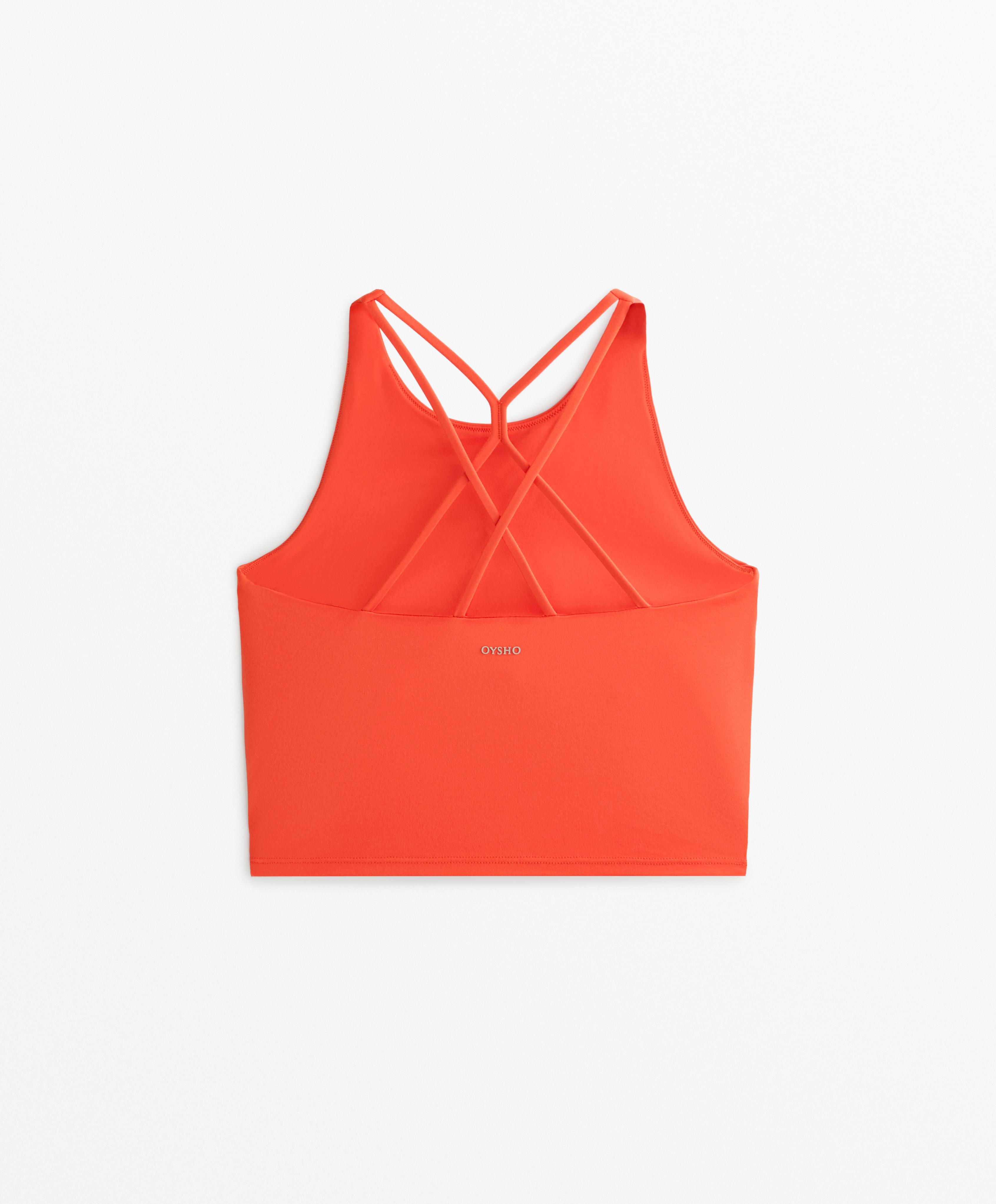 Comfortlux strap tank top with cups