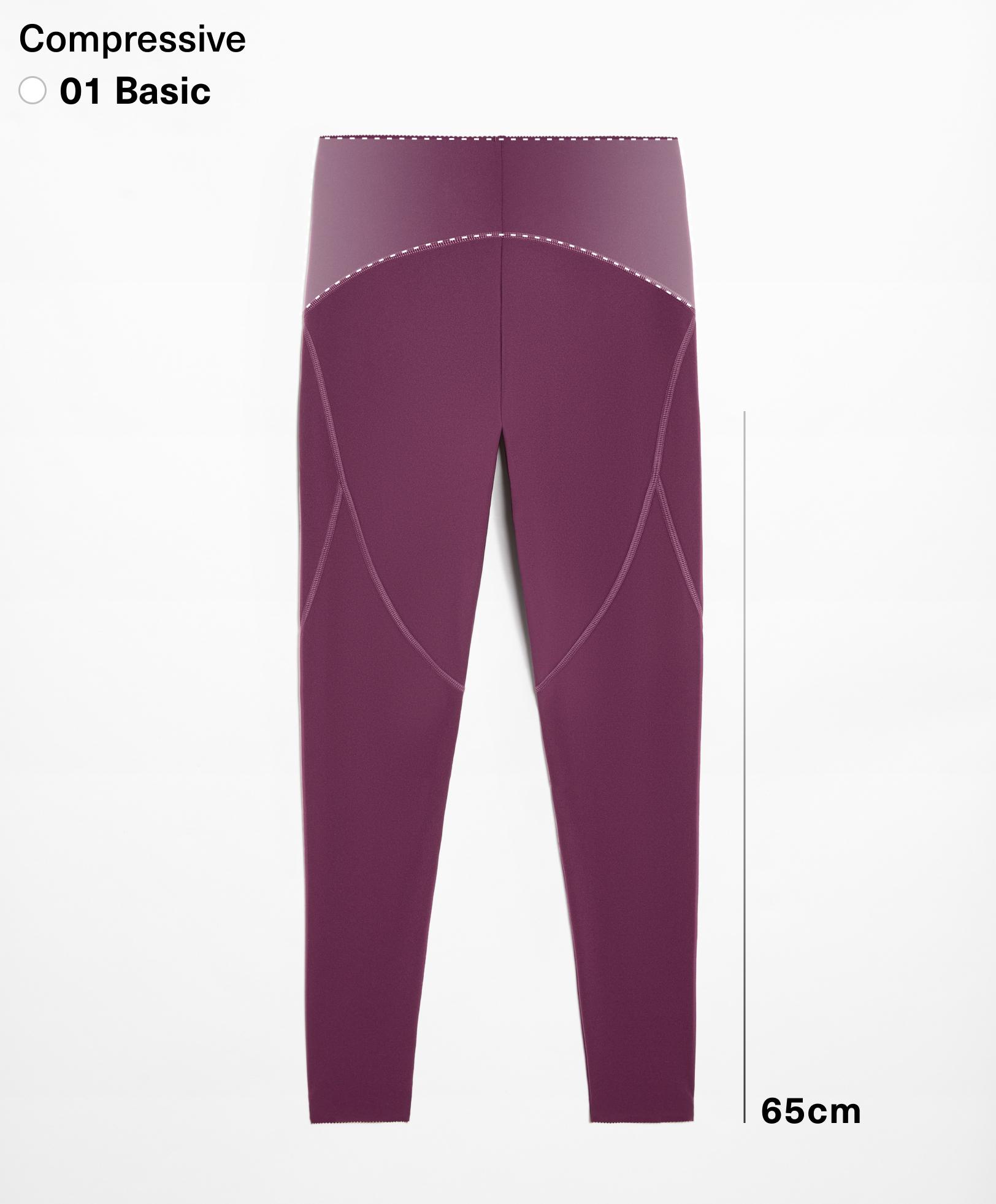 Basic compressive ankle-length leggings