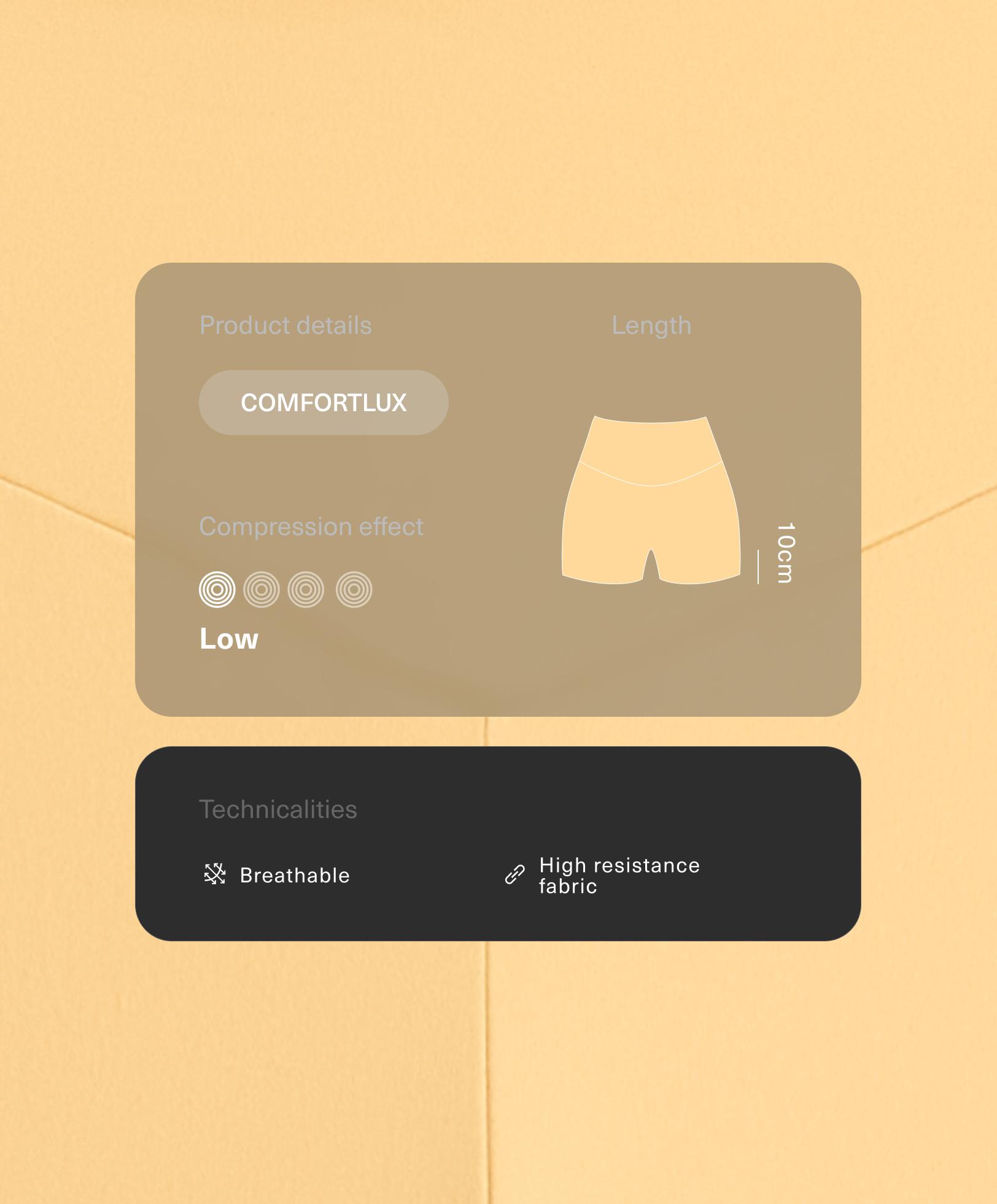 Comfortlux high-rise 10cm hot pants Comfortlux high-rise 10cm hot pants