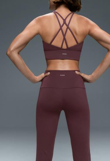 High-rise Comfortlux flare trousers — PLUM 4