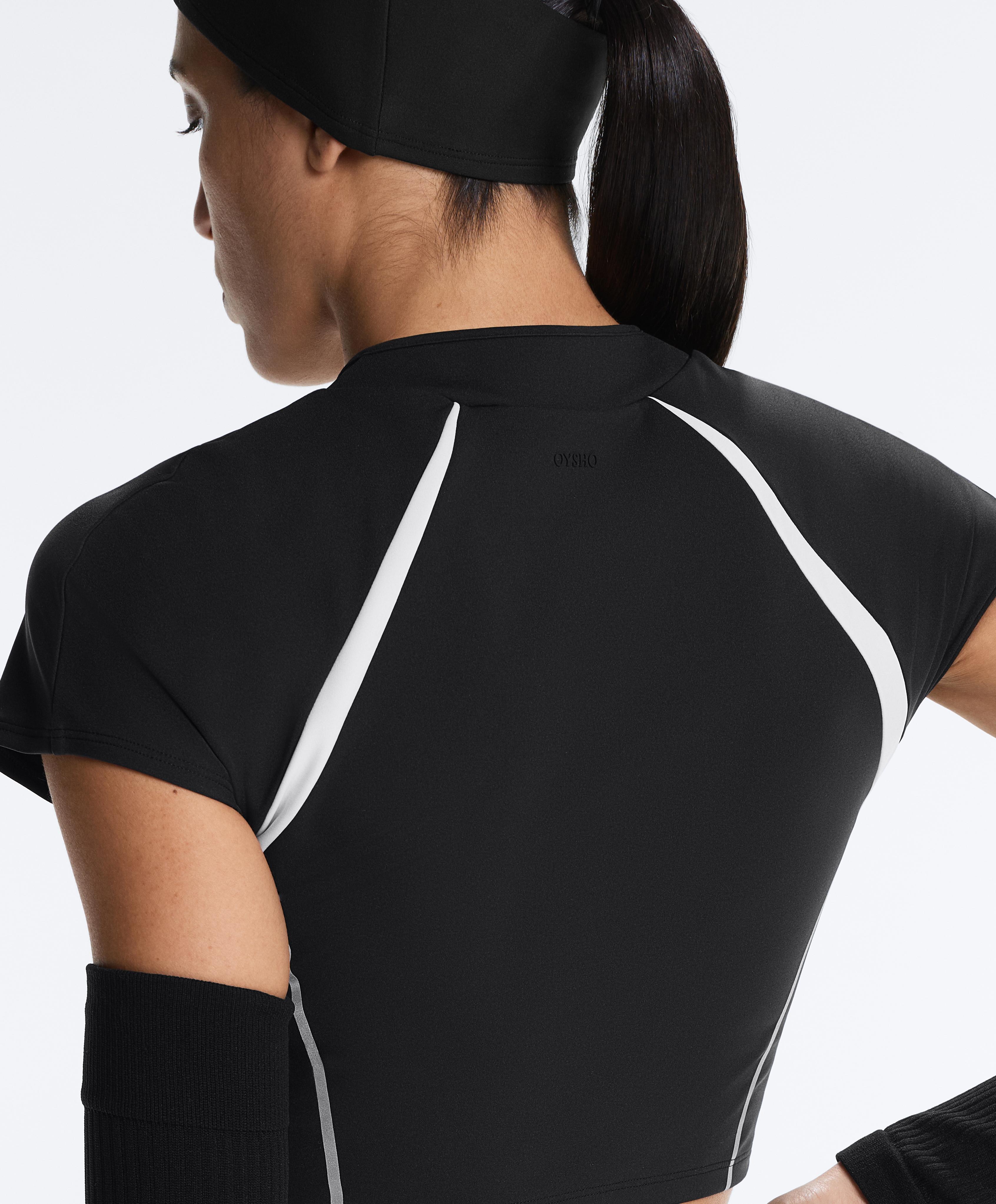 Reflective Compressive Tank top — BLACK