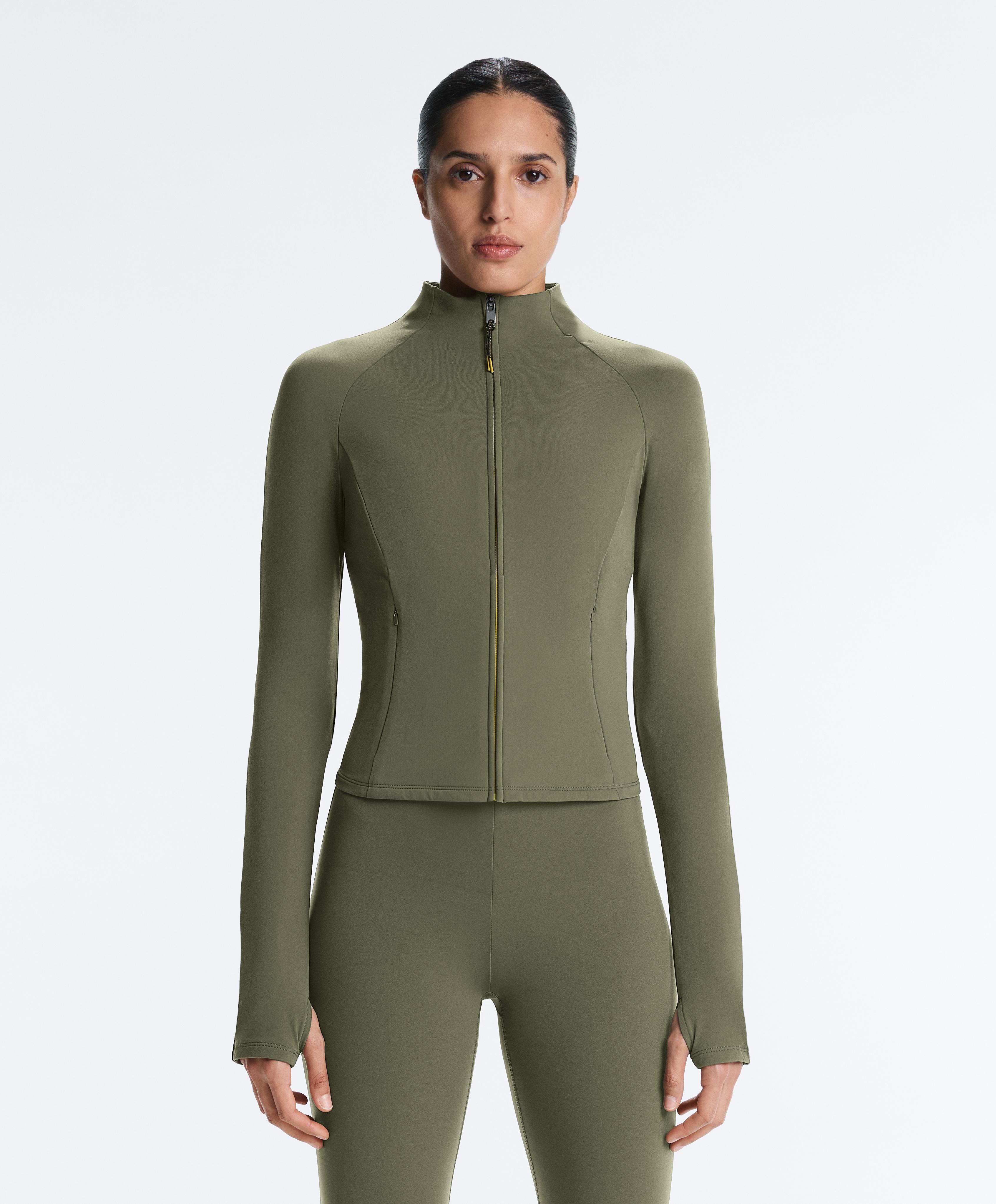 Light warm technical jacket — KHAKI