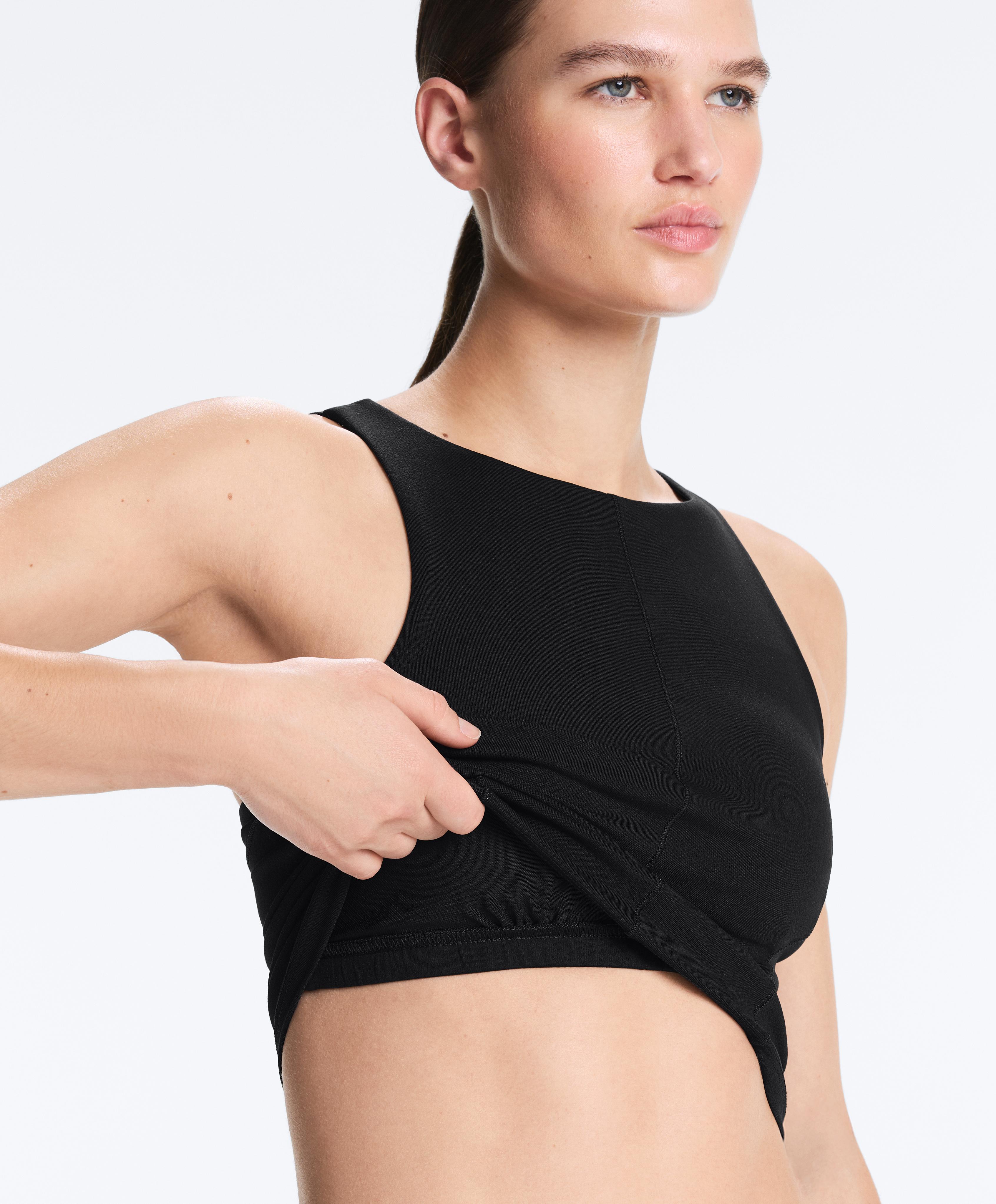 Evermove tank top with straps — BLACK