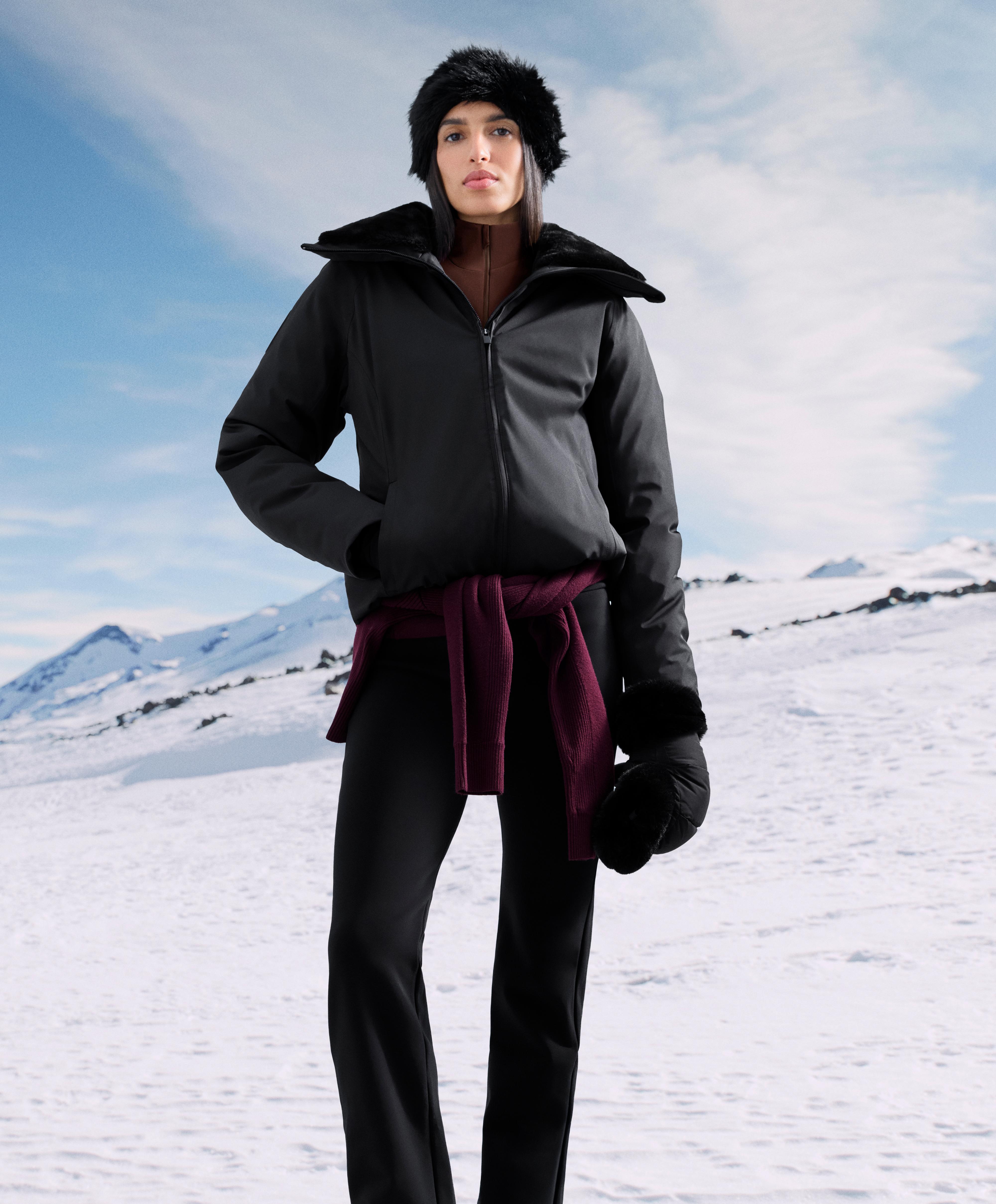 Primaloft® SKI waterproof padded jacket — BLACK