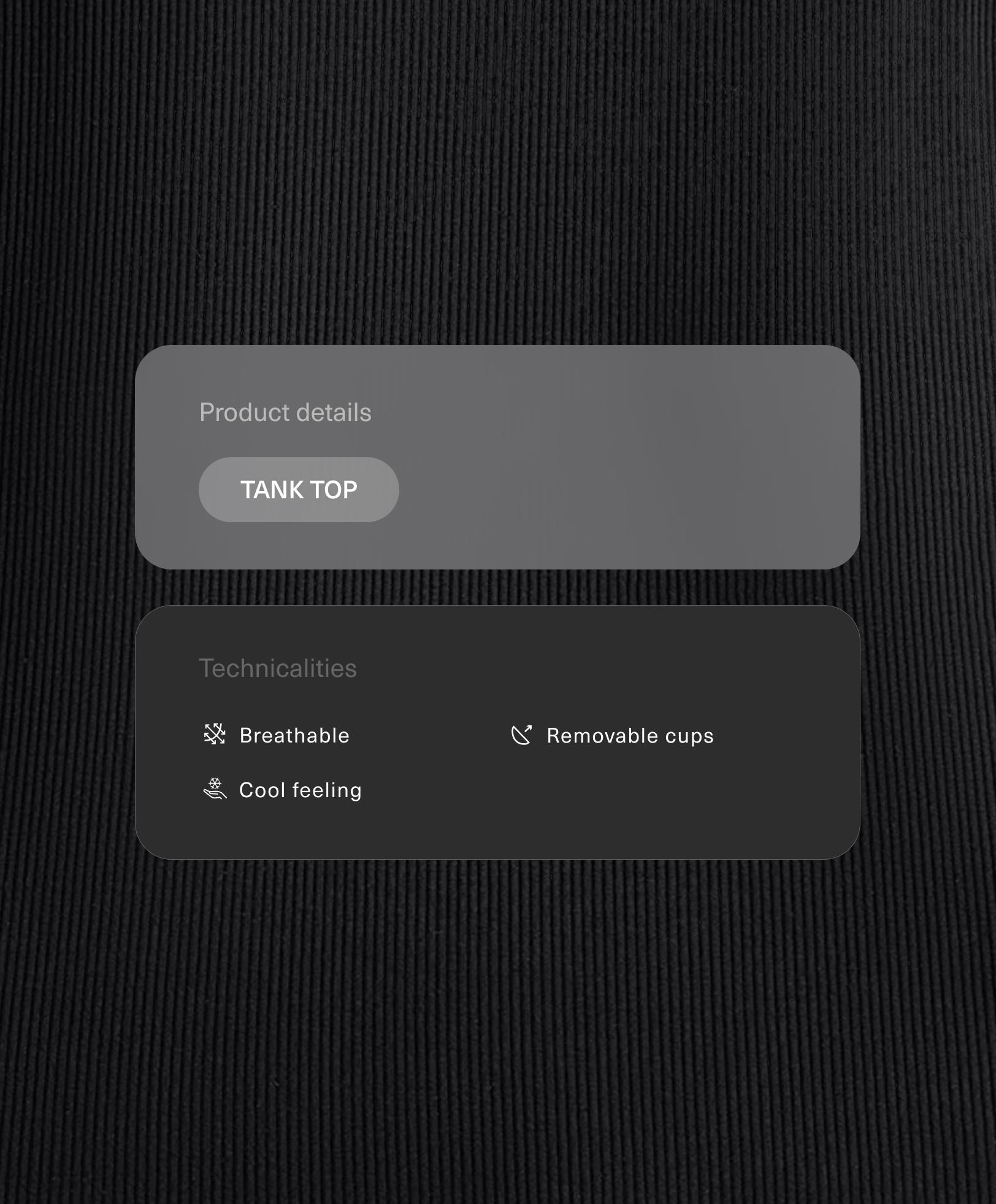 Rib modal blend long tank top