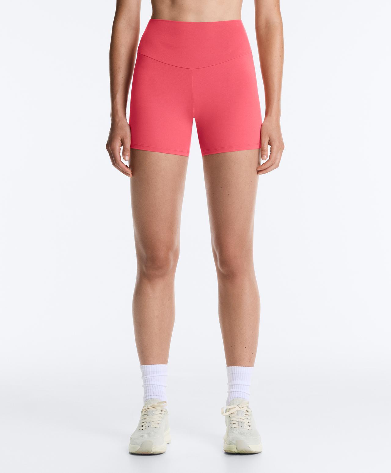 Hot pants high rise Comfortlux 10 cm — WASHED RED