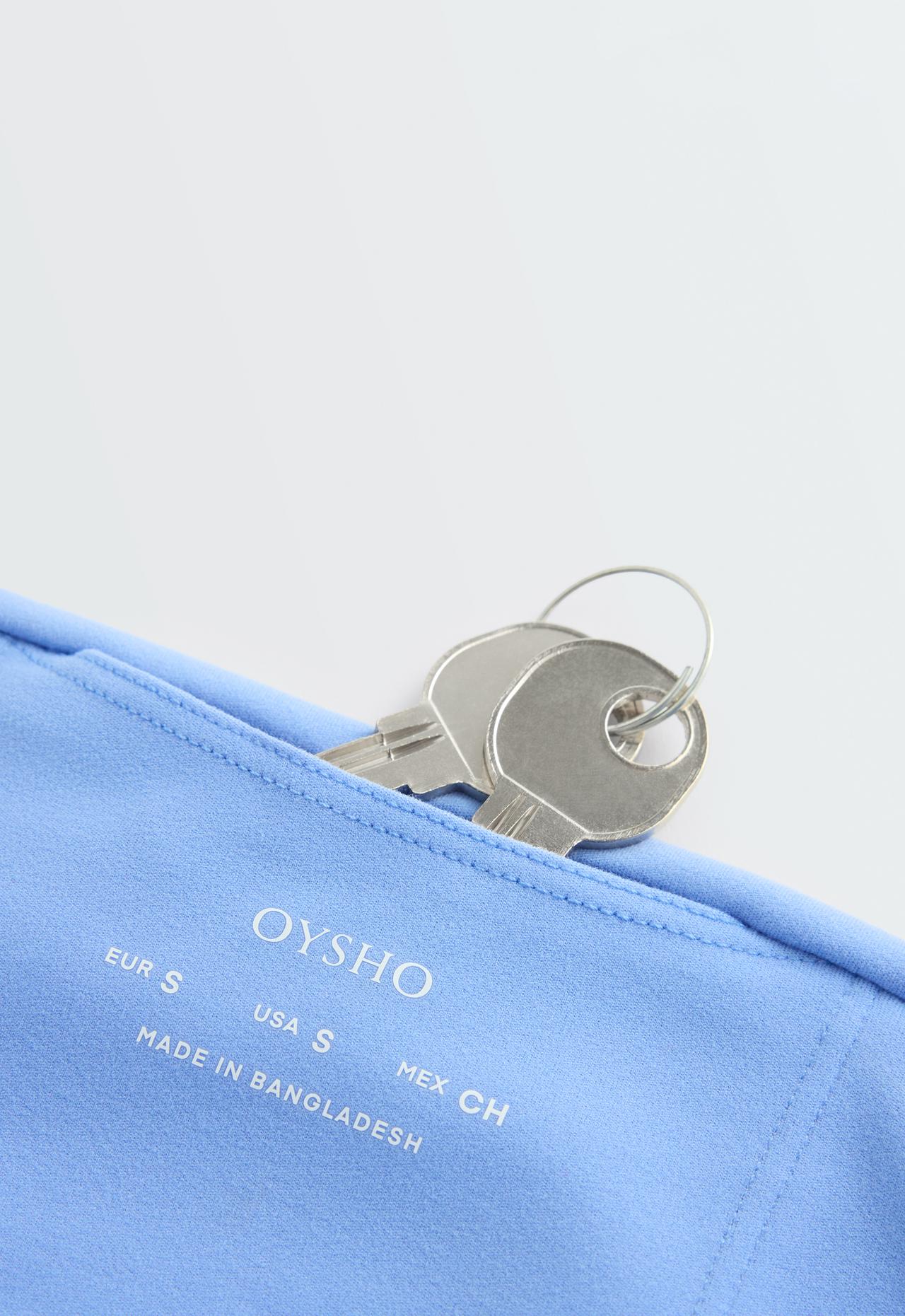 Hot pants high rise Comfortlux 10 cm — PALE LAVENDER BLUE