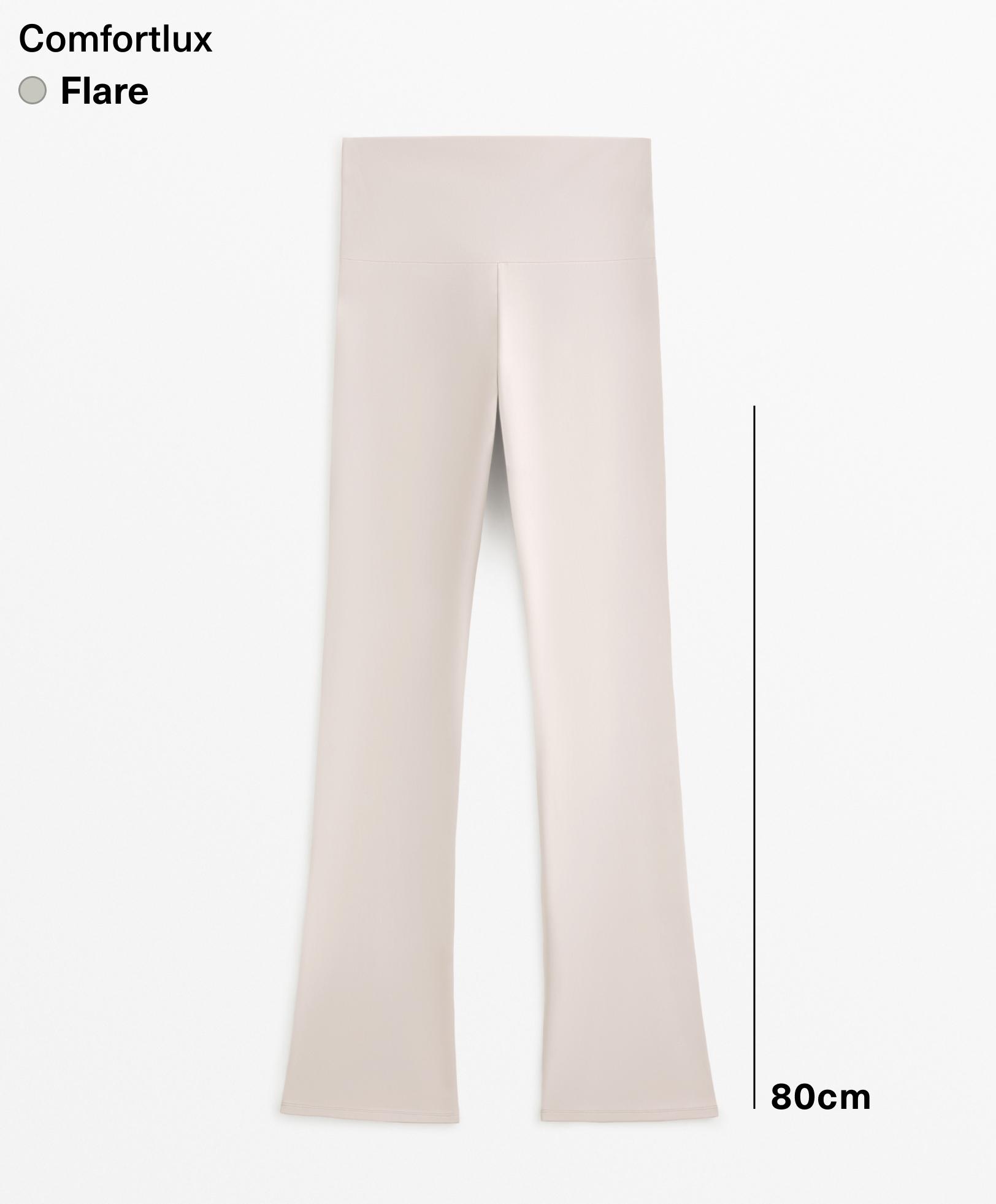 Pantalon flare comfortlux high rise