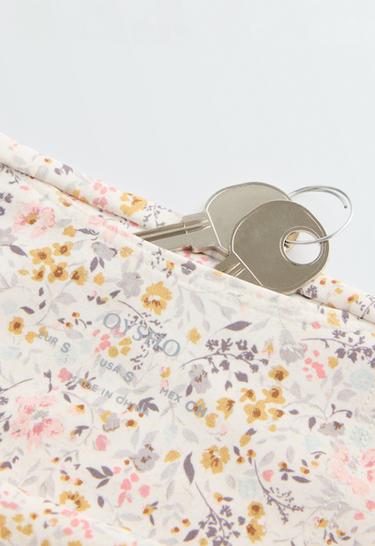 Comfortlux 10cm high-rise floral hot pants — PALE ECRU 8