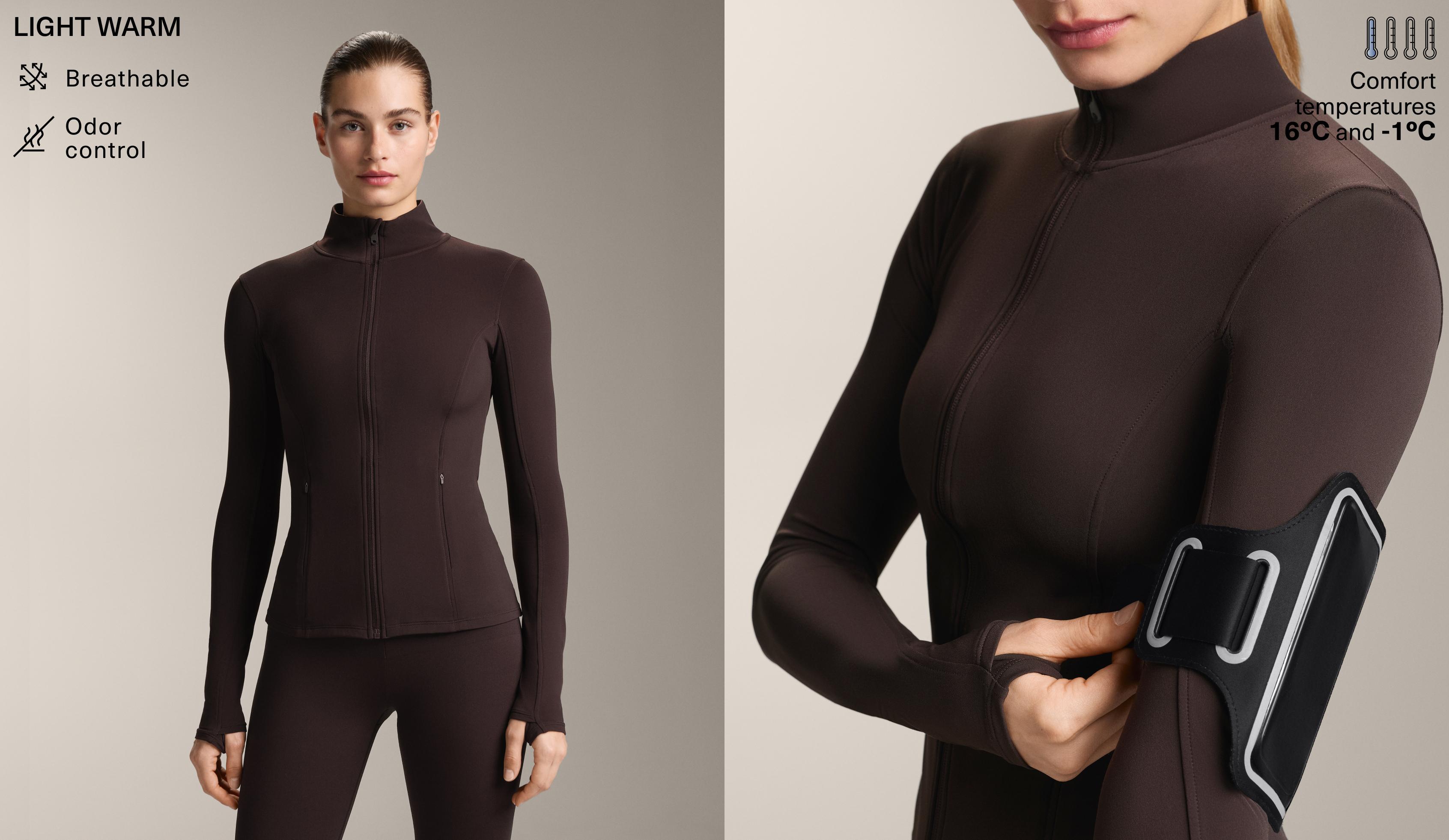 Light warm technical jacket