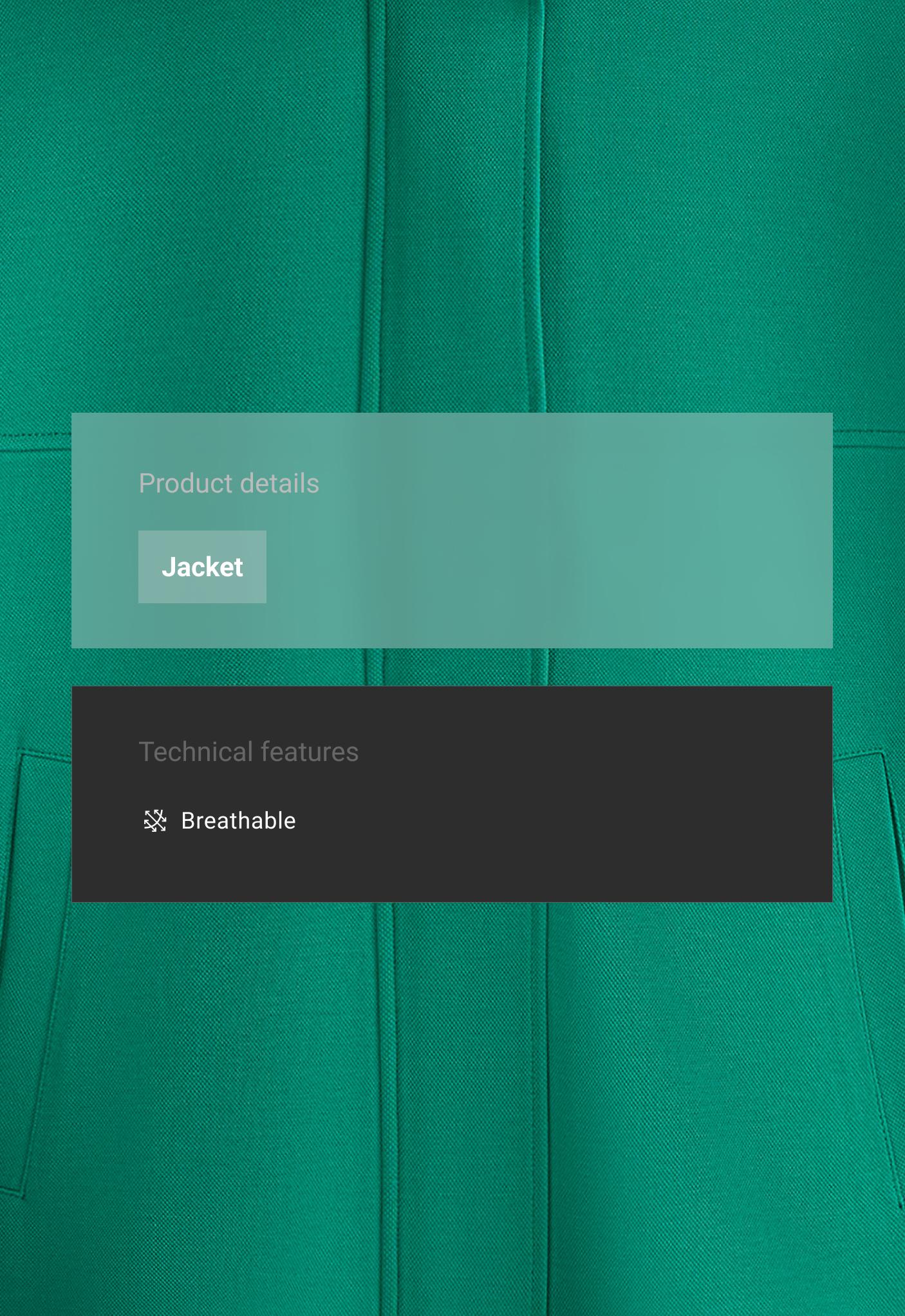Cotton piqué jacket with raised neck — EMERALD GREEN